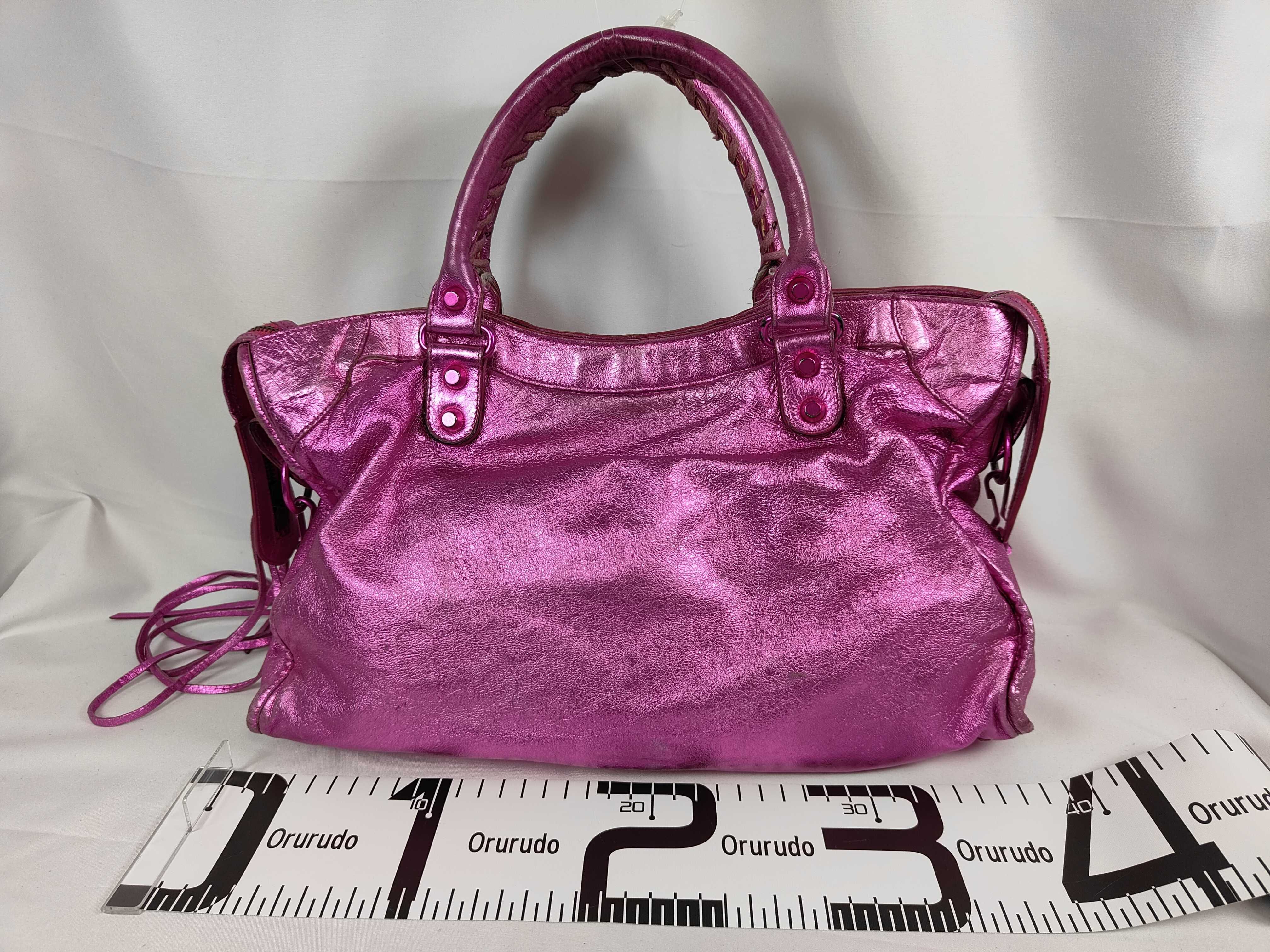 The City Balenciaga City Strap Mirror Handbag — view 2
