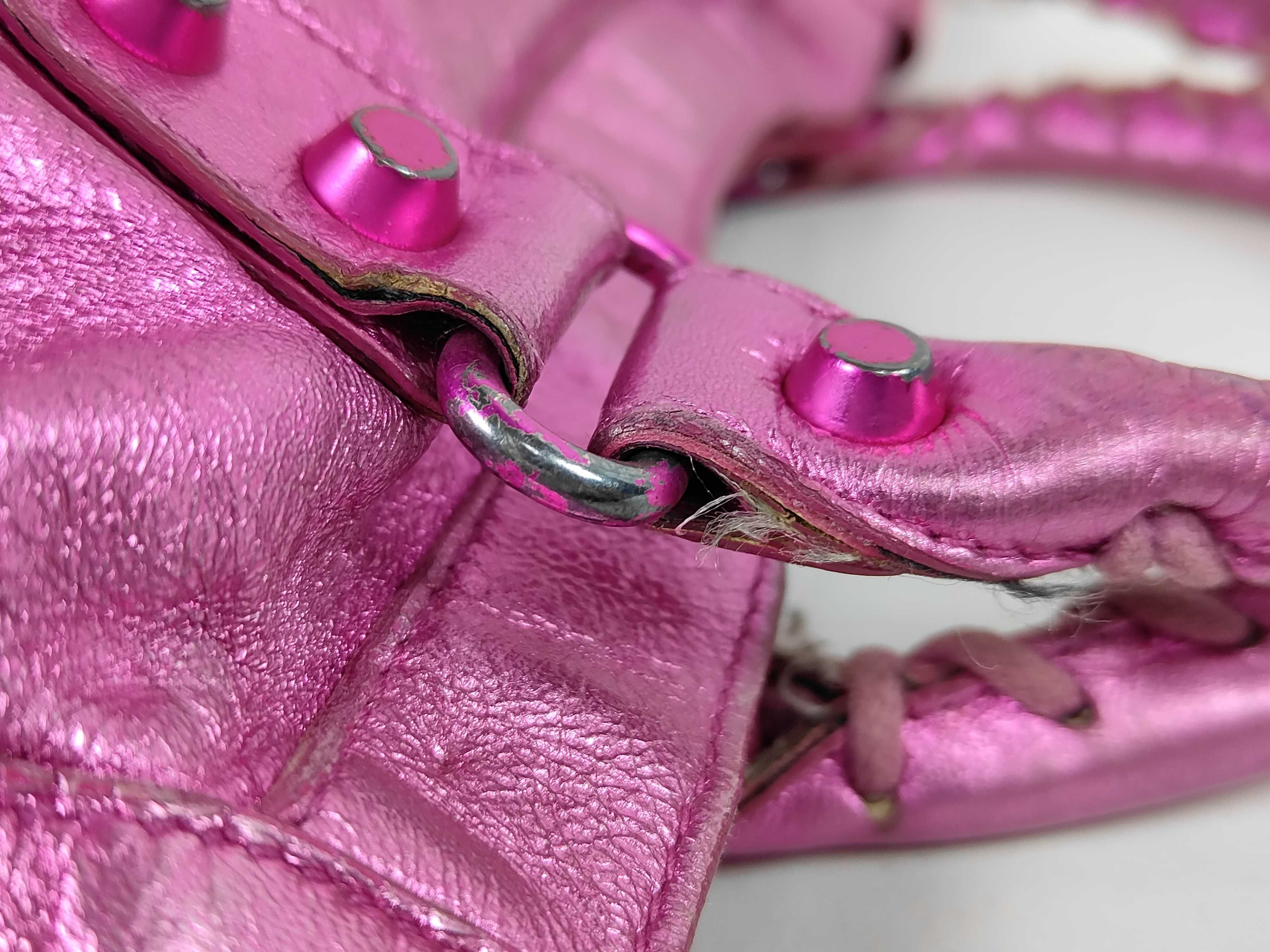 The City Balenciaga City Strap Mirror Handbag — view 5