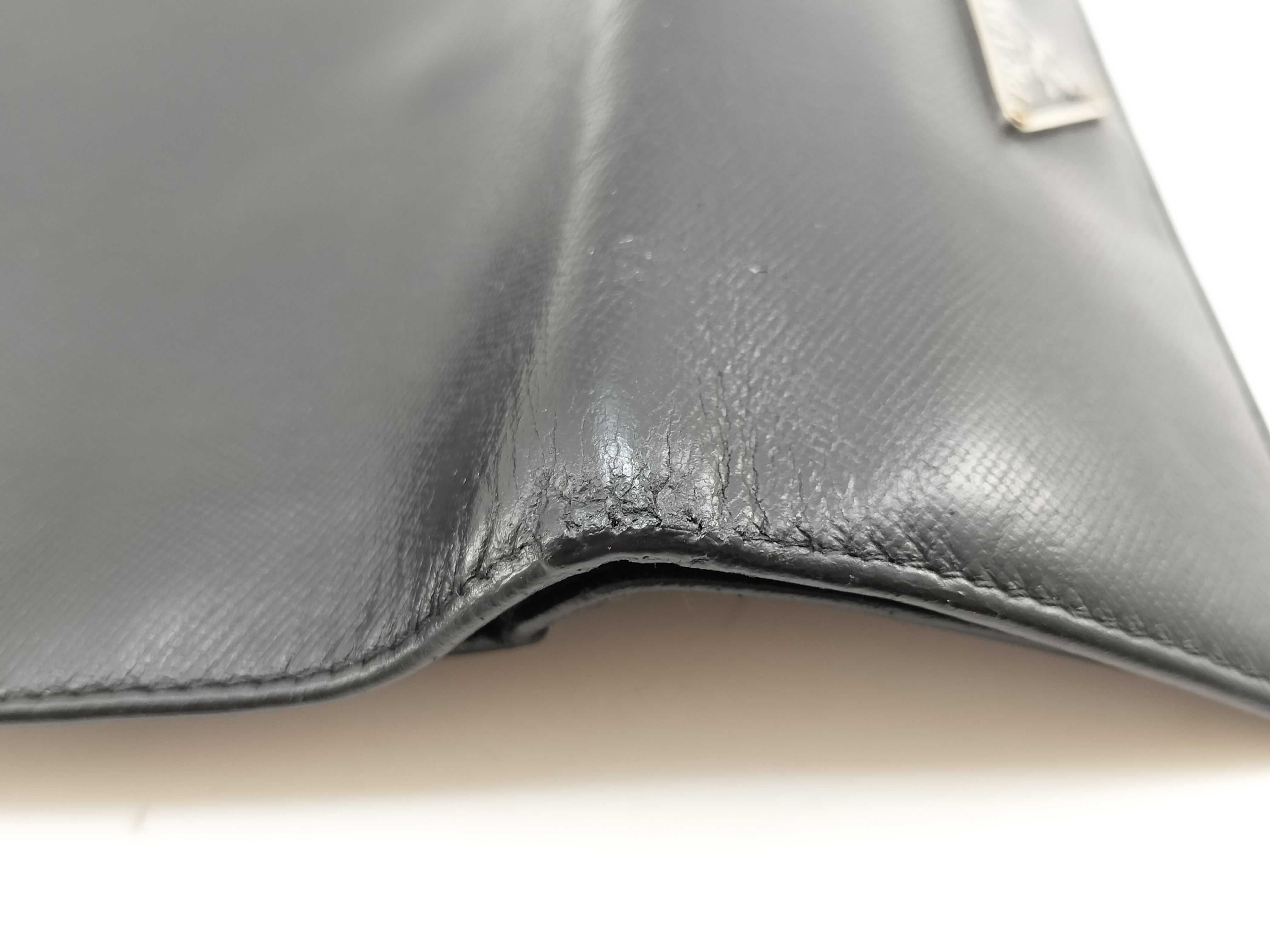 Leather Tri-fold Wallet Black Wallet — view 13