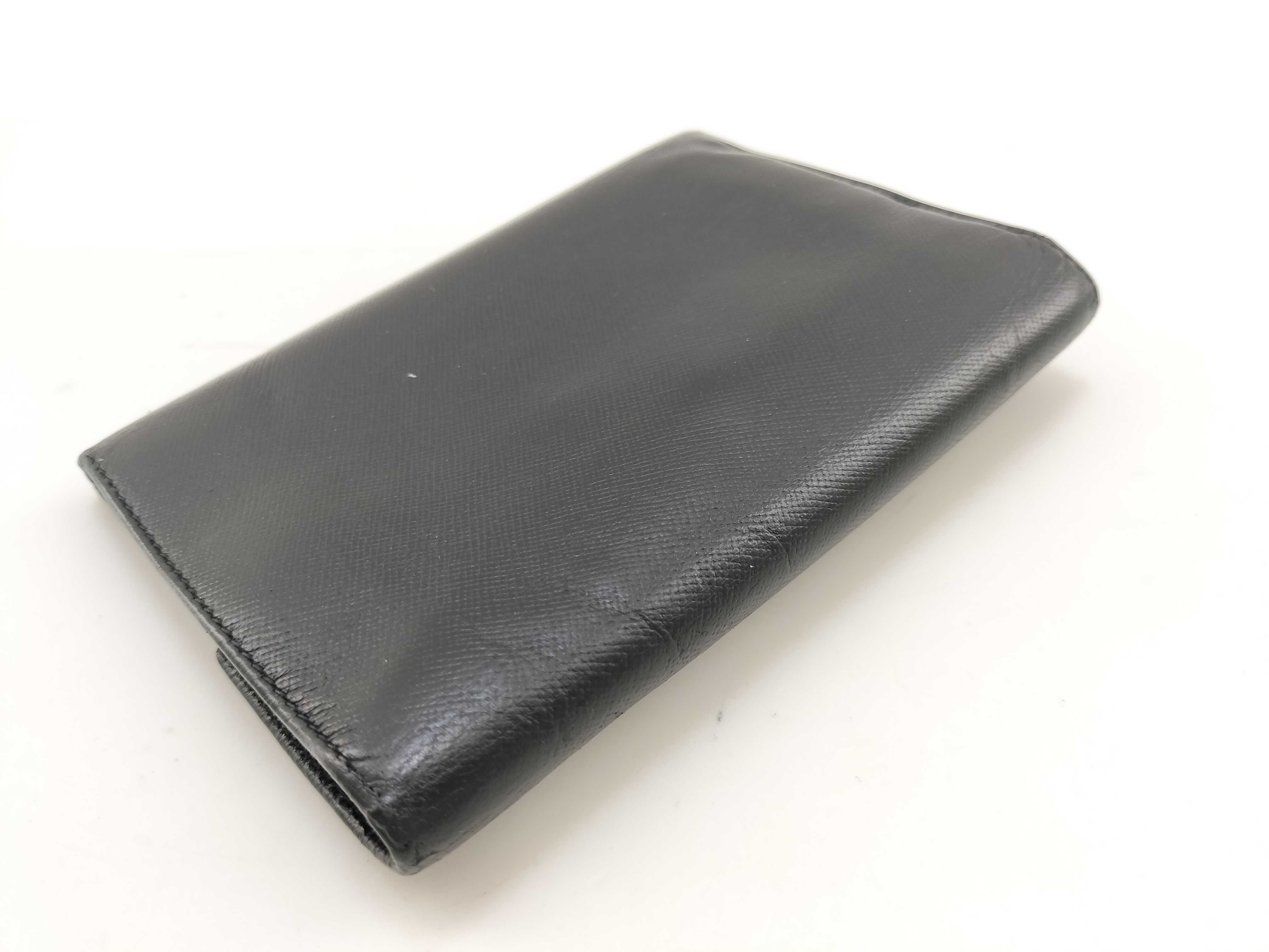Leather Tri-fold Wallet Black Wallet — view 8