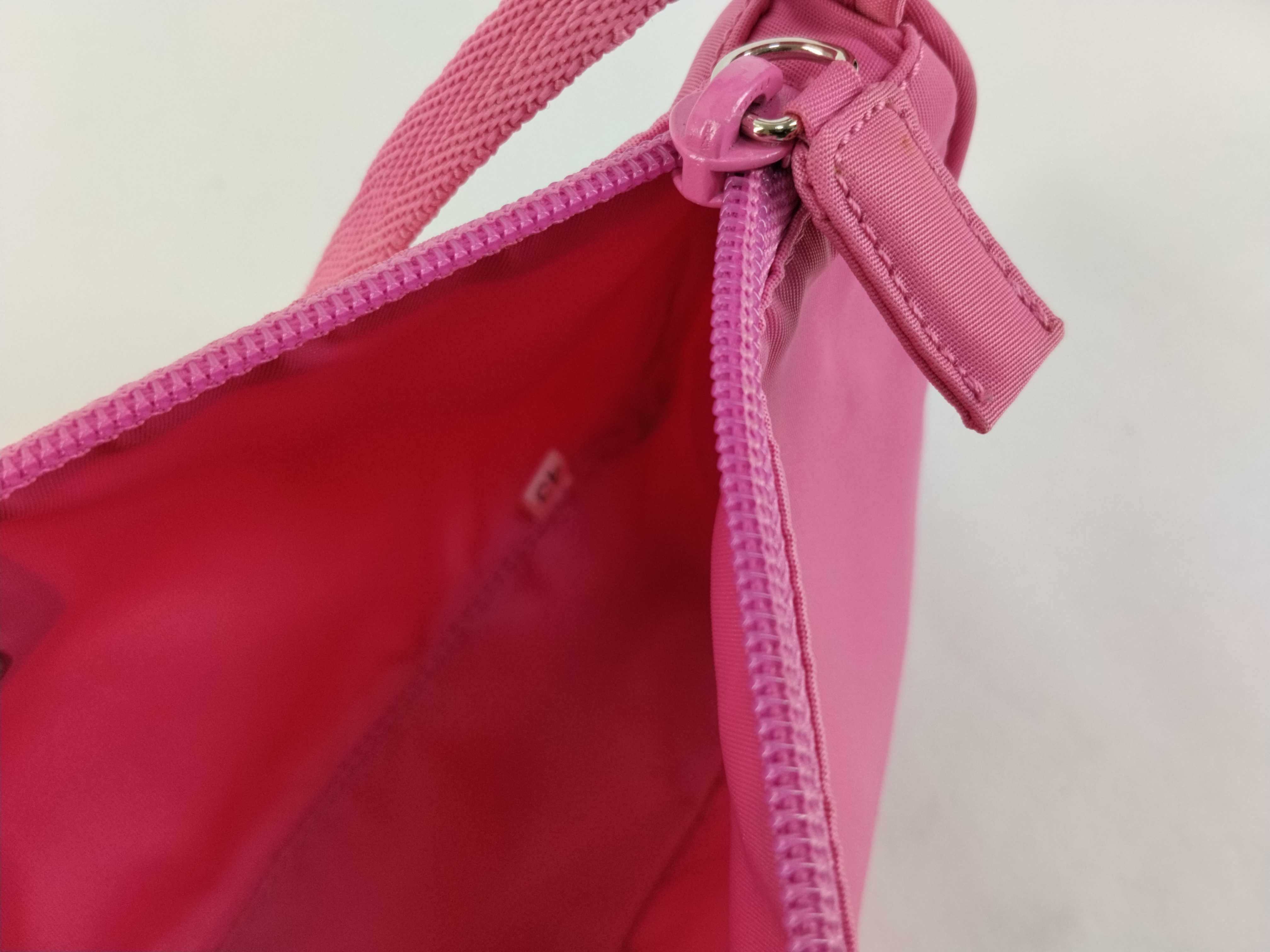 Nylon Prada Tessuto Nylon Accessory Pouch Pink Handbag — view 10