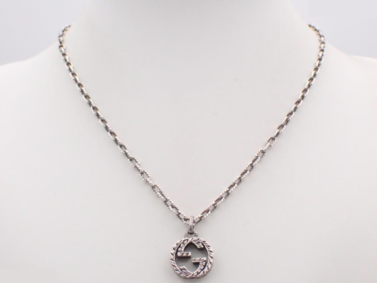 Interlocking Necklace, Sterling Silver 925 / 17.8g — view 3