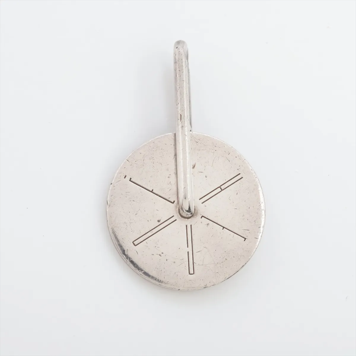 necklace pendant, 925 sterling silver, 5.9g, dents,