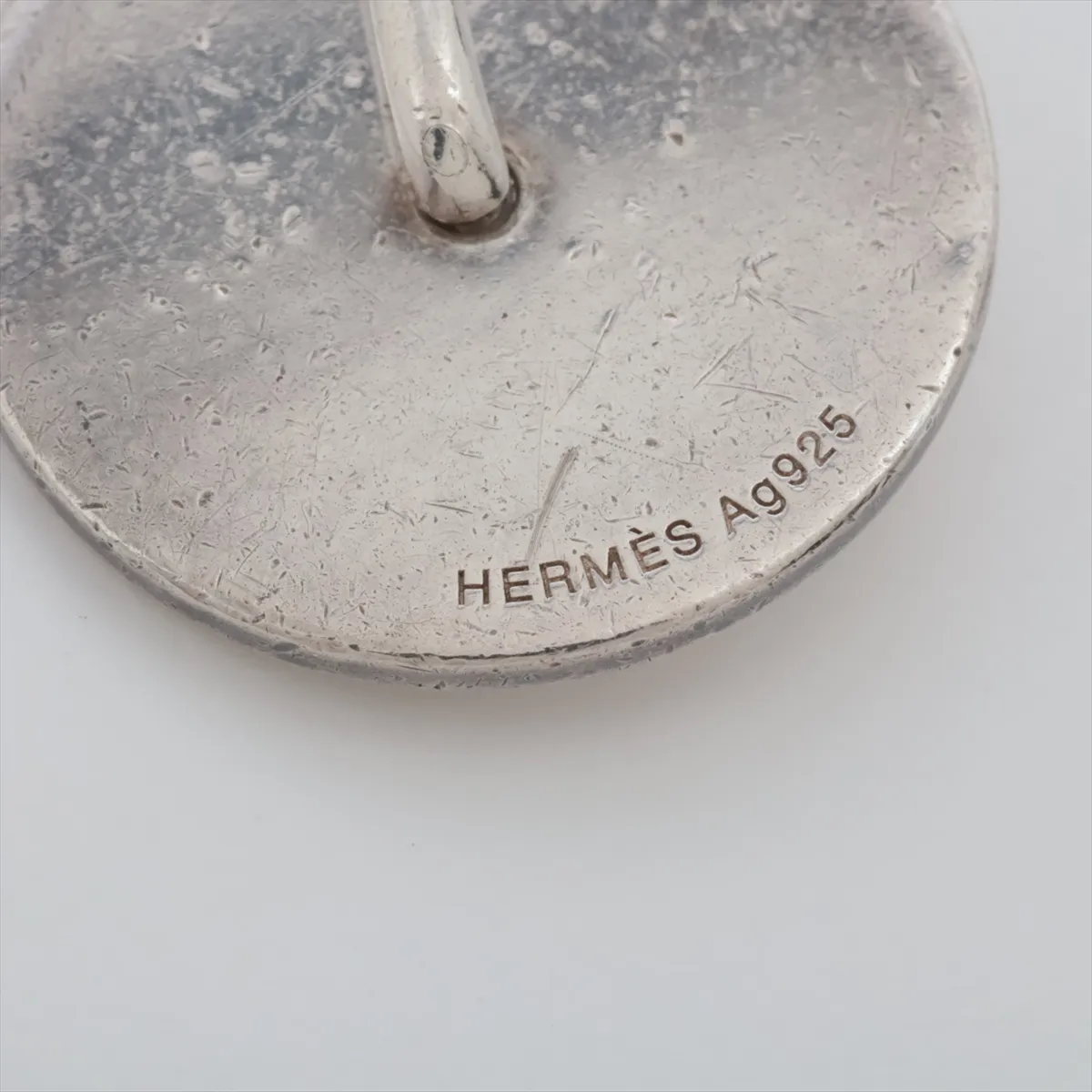necklace pendant, 925 sterling silver, 5.9g, dents, — view 3