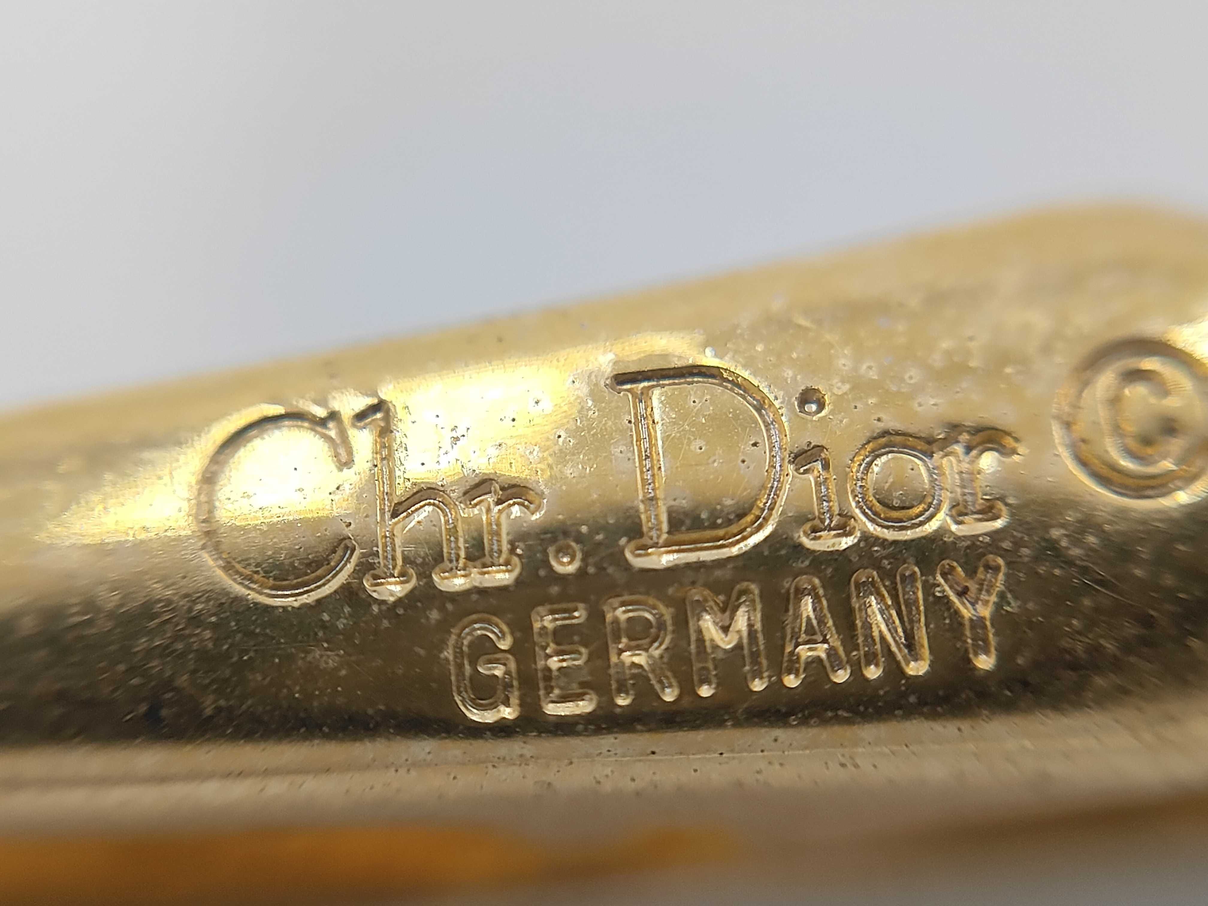 CD Logo Gold x Silver Tie Clip & Cufflinks — view 5