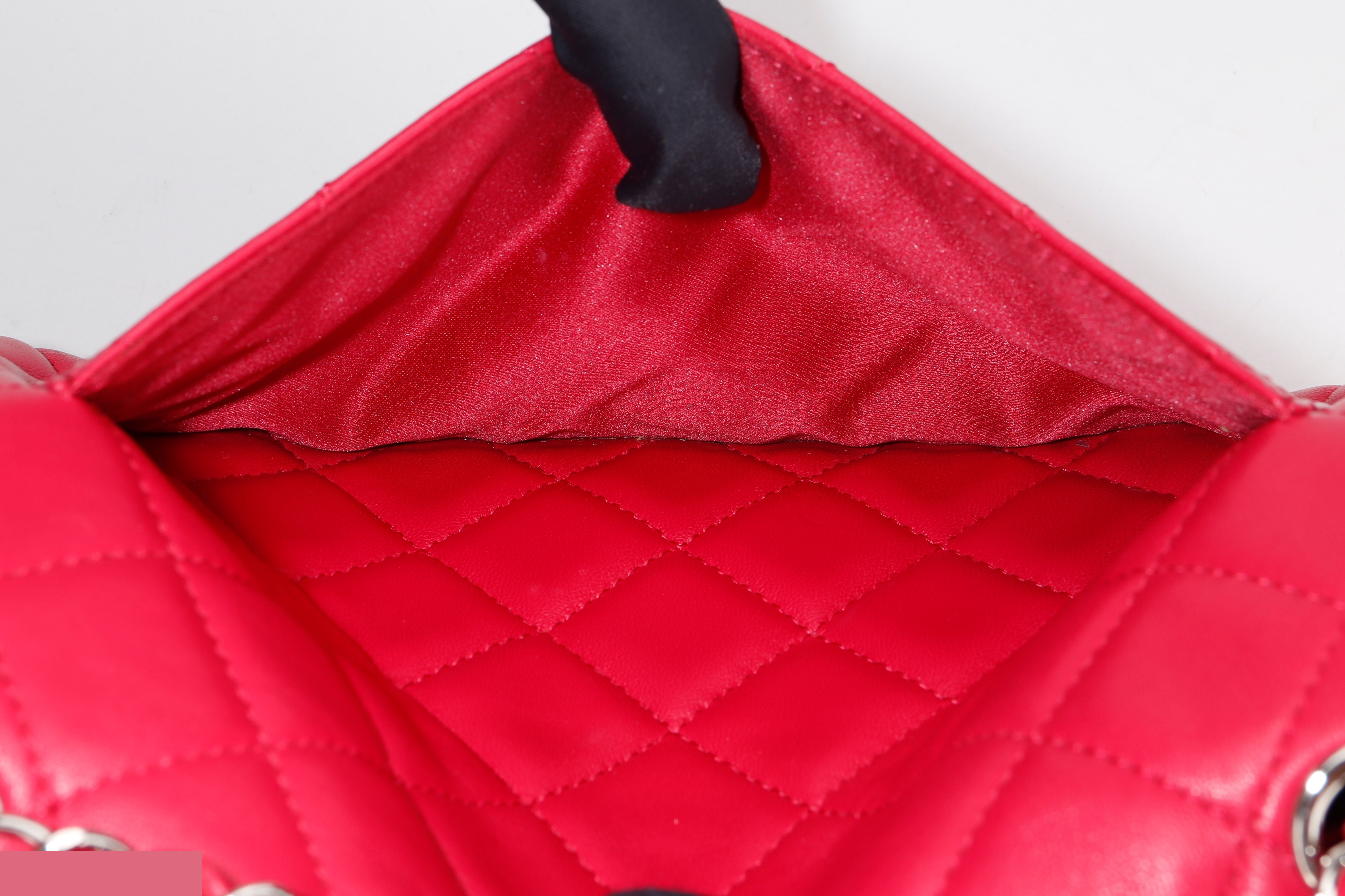 CC FLAP JUMBO PINK LAMBSKIN SHW — view 5