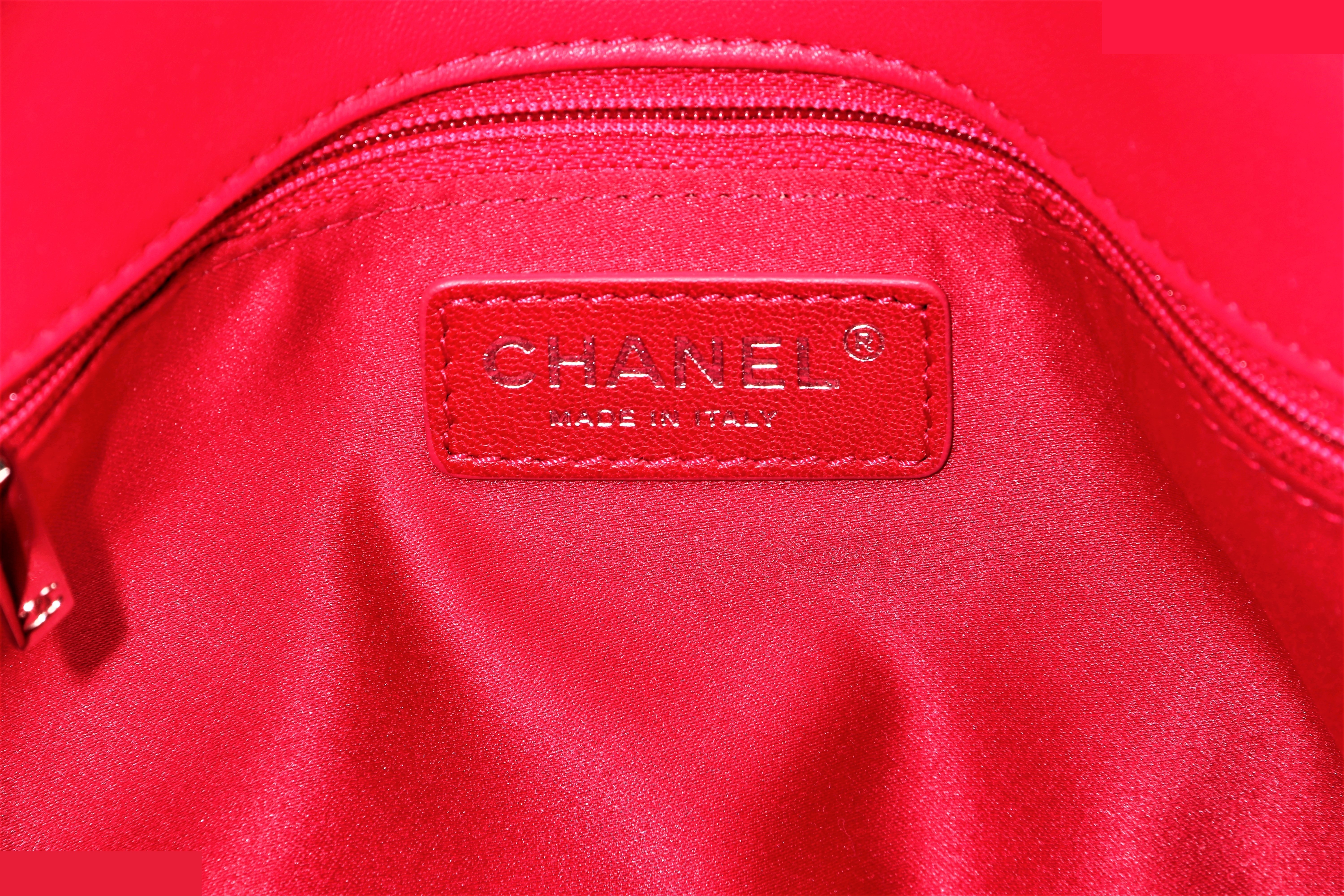 CC FLAP JUMBO PINK LAMBSKIN SHW — view 6