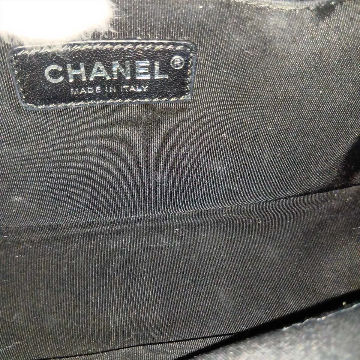 Boy Chanel 25 Tweed x Lambskin Chain Shoulder Bag, Black with Gunmetal Hardware, 23349749, Serial Number 23, A67086 — view 10
