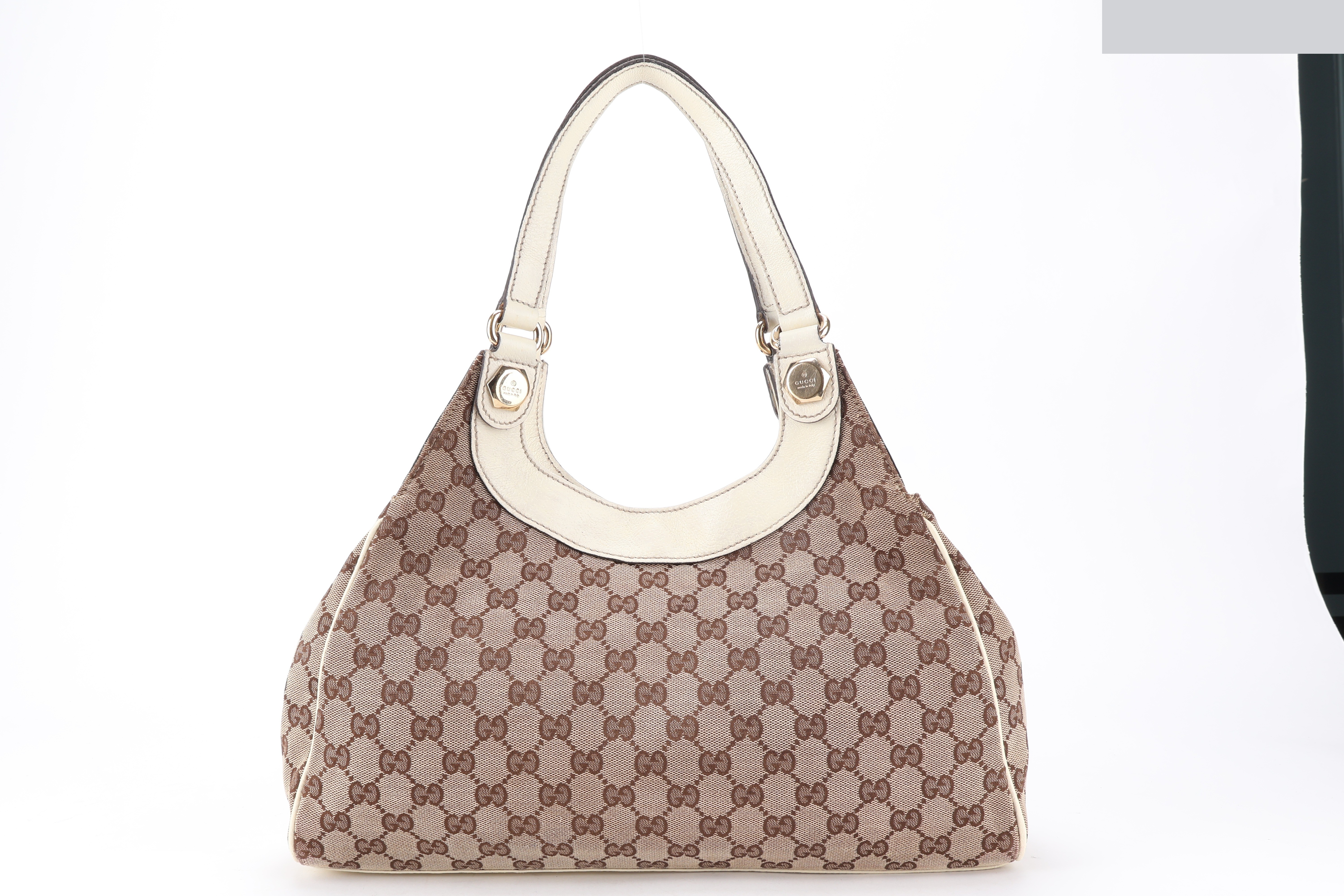 SUKEY BAG MEDIUM BEIGE GG CANVAS GHW — view 2