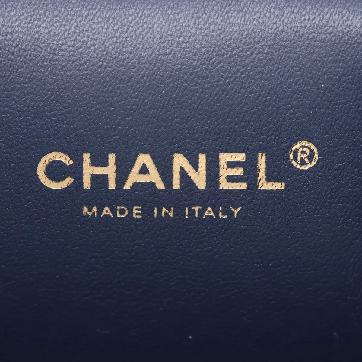Matelassé Denim Vanity Bag, Blue with Gold Hardware, H724E481, Random Plate — view 9