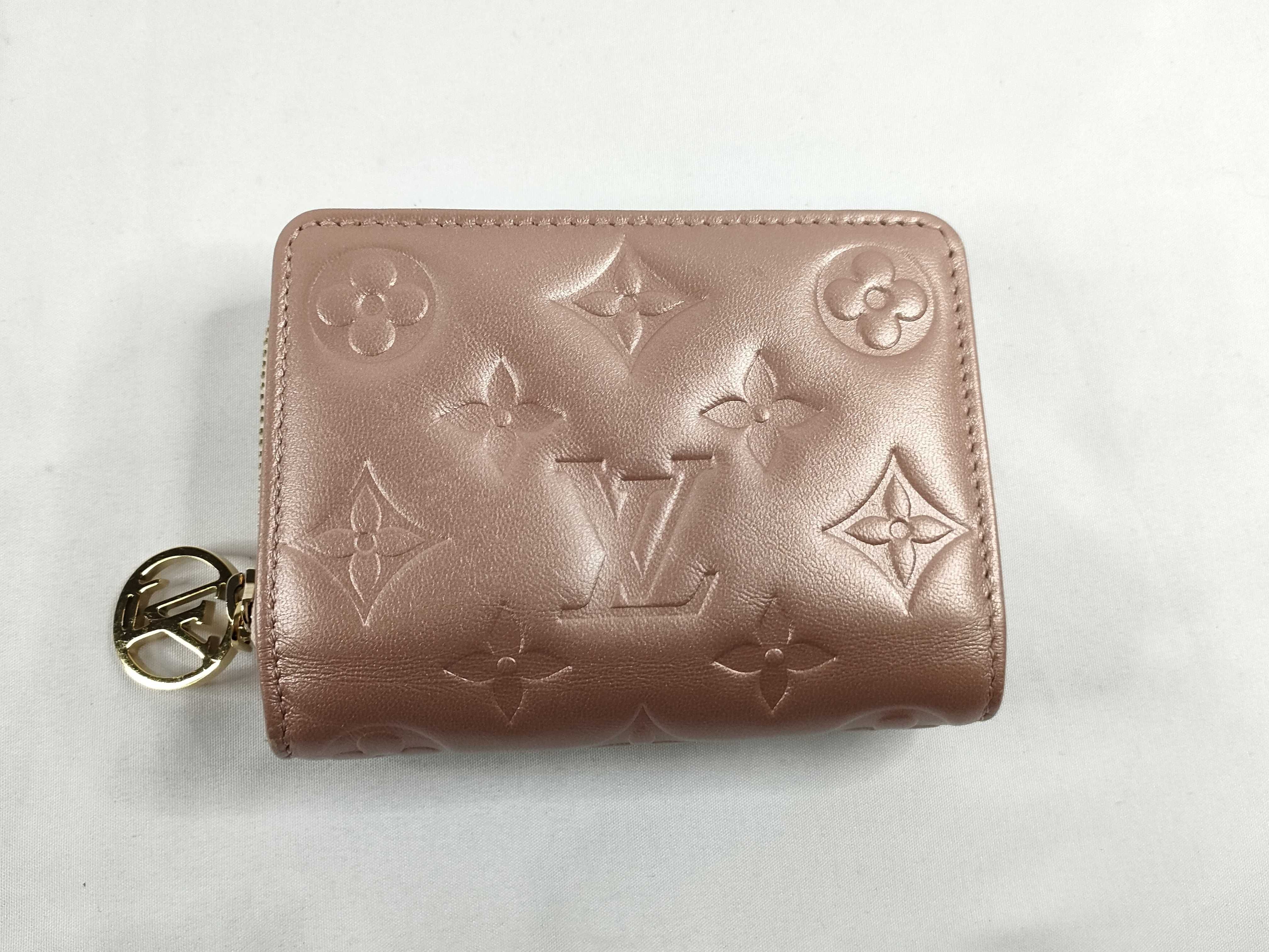 Cousin Lou Rose Gold Lambskin Japan Limited Color M81996 Wallet