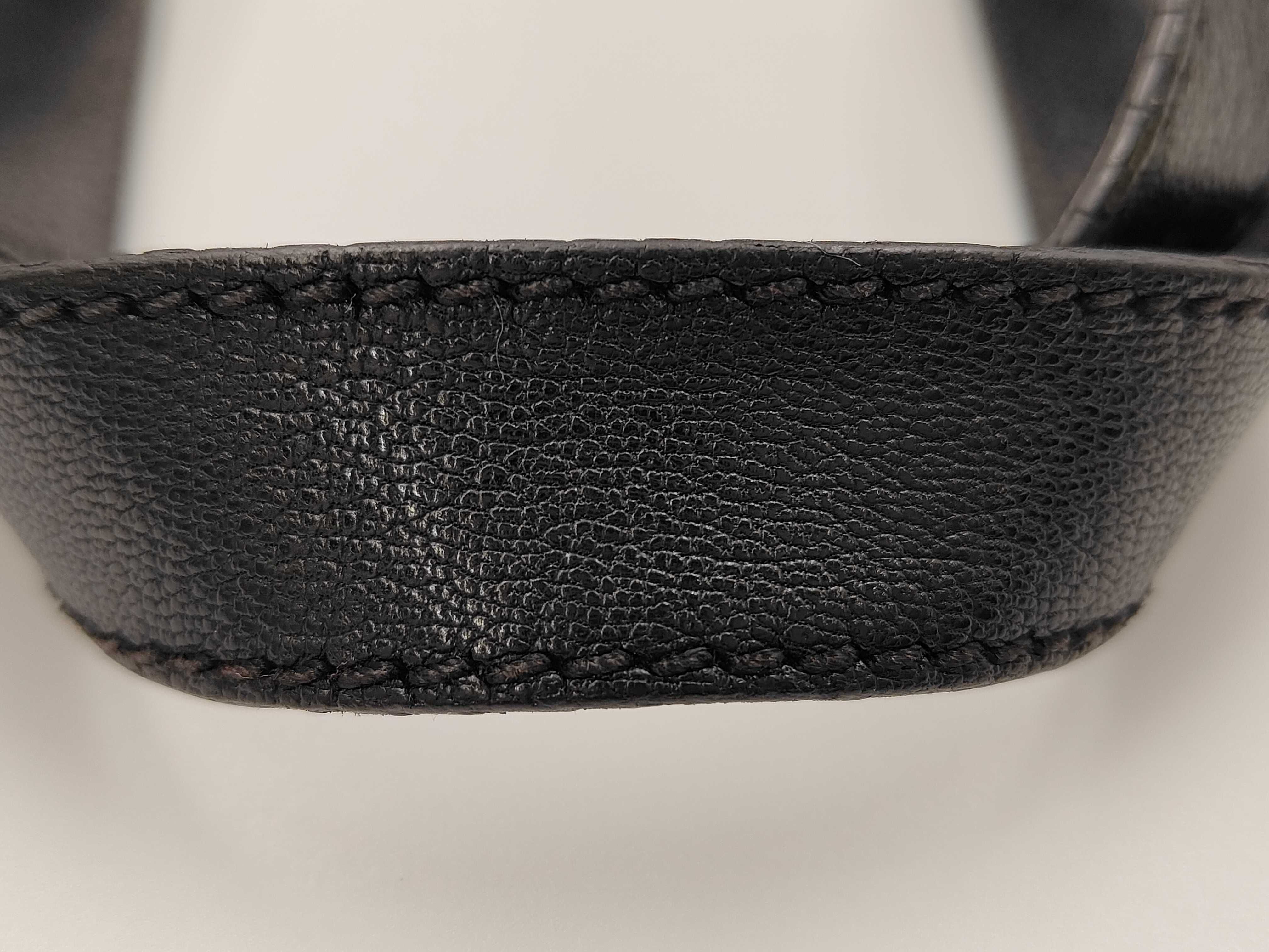 Perforated Leather Tote Bag in Black with Coco Mark Sticker — view 6