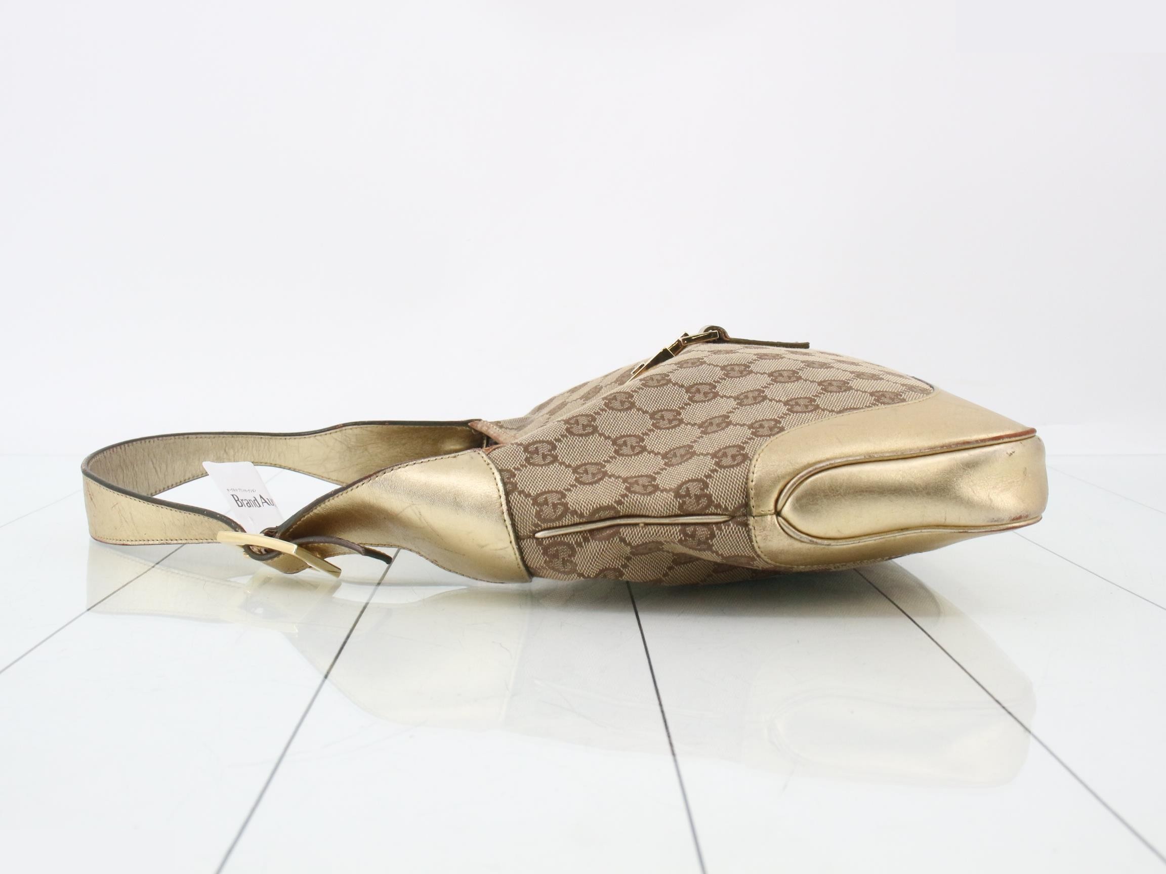 GG Canvas (Bag) - Handbag - Jackie - Gold — view 4