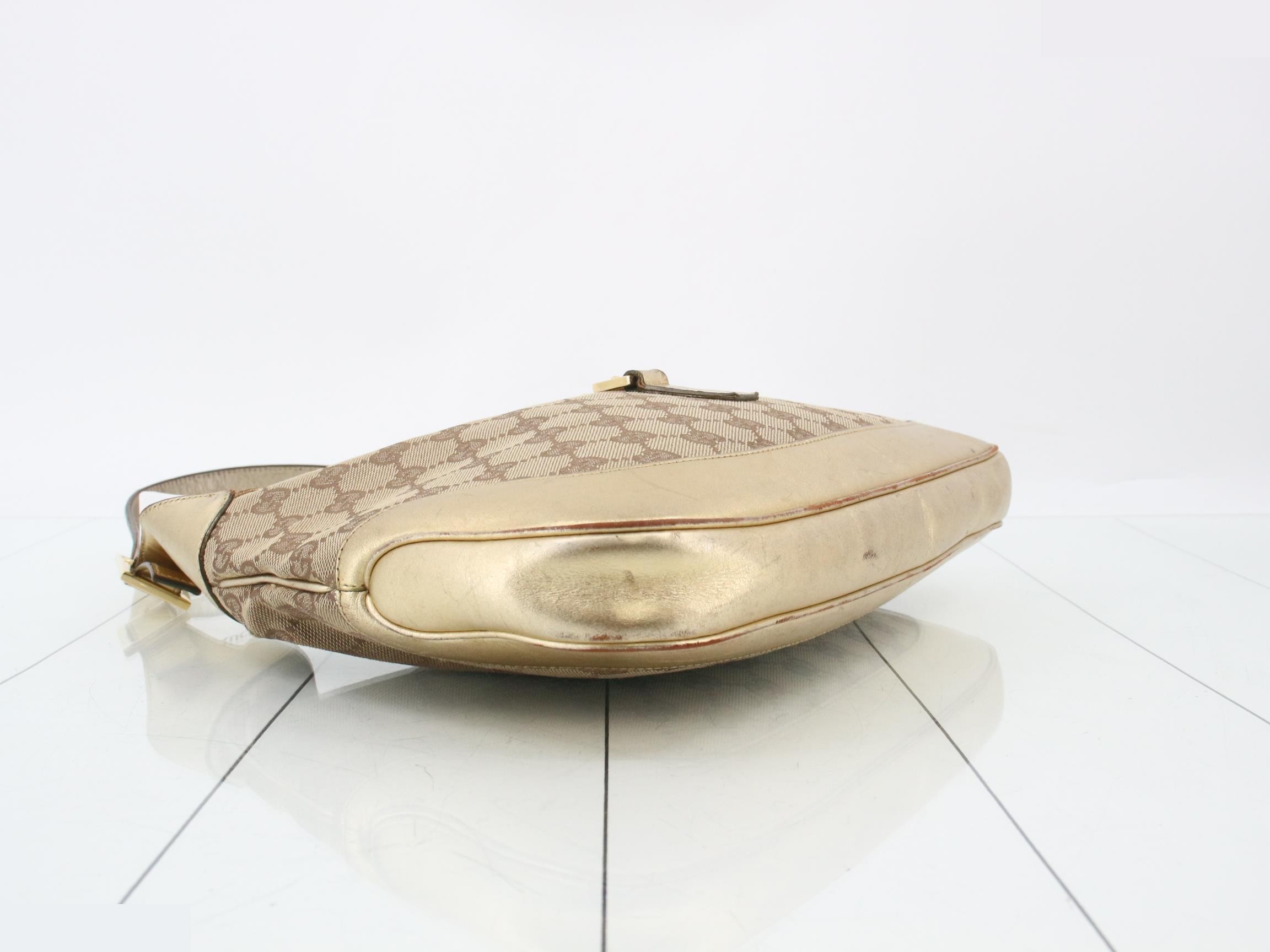 GG Canvas (Bag) - Handbag - Jackie - Gold — view 5