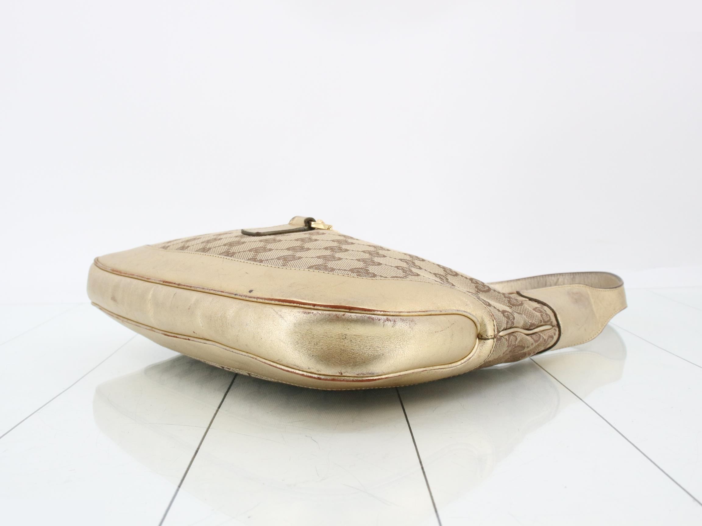 GG Canvas (Bag) - Handbag - Jackie - Gold — view 6