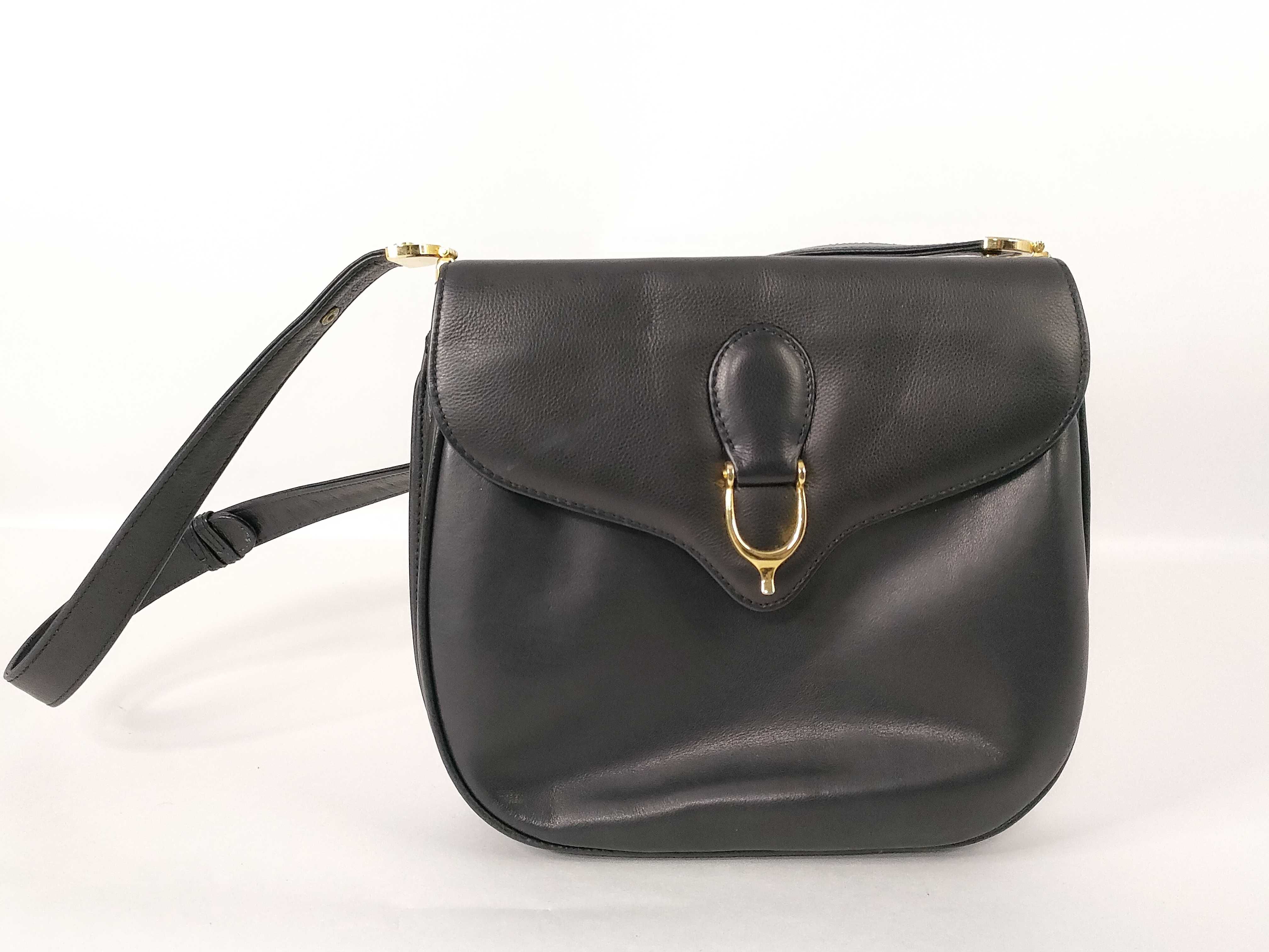 Old Gucci Leather Shoulder Bag