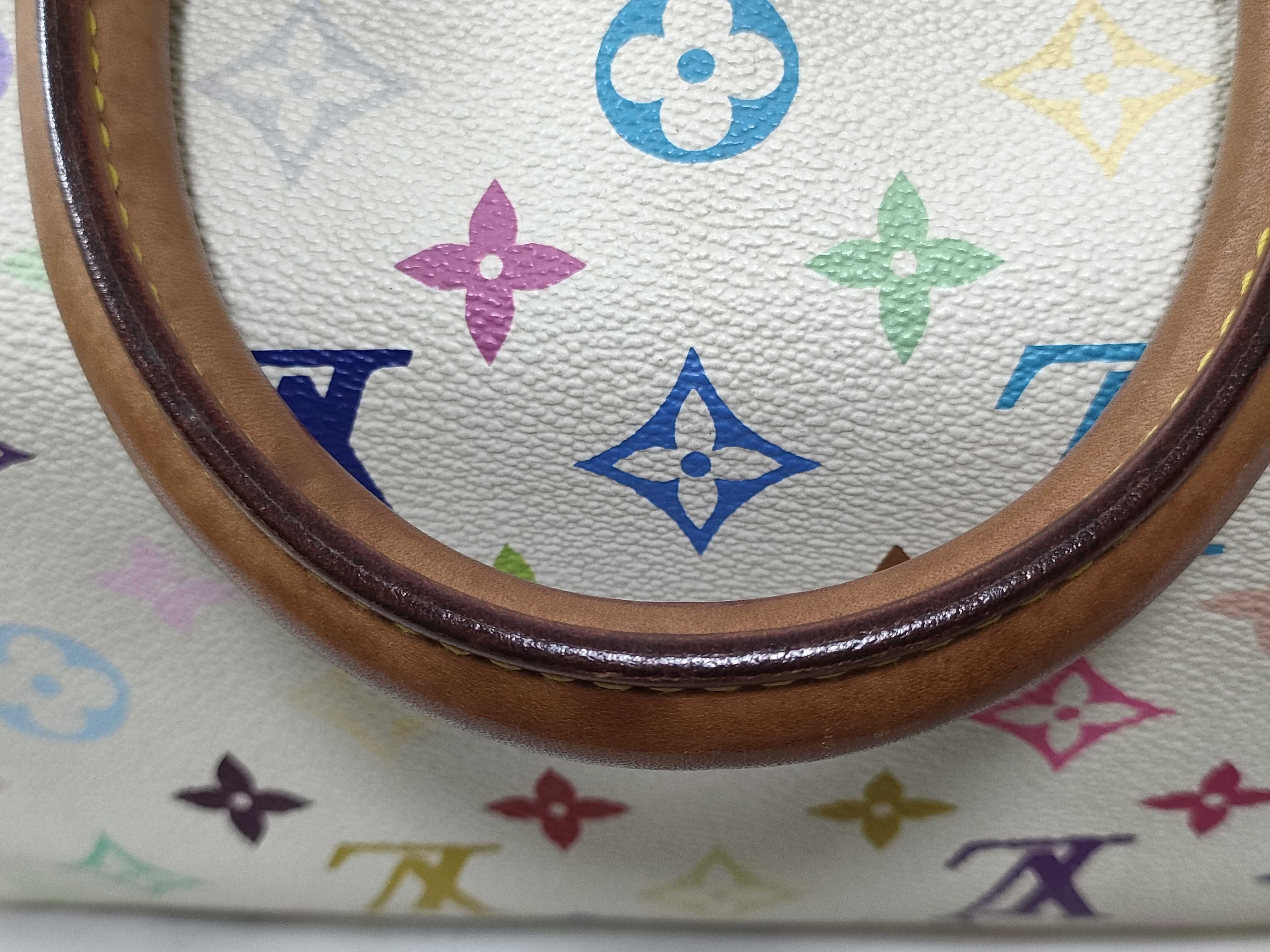 Monogram Multicolor ID- Canvas Multicolor Speedy 30 M92643 White Crochet SP0091 Handbag — view 10