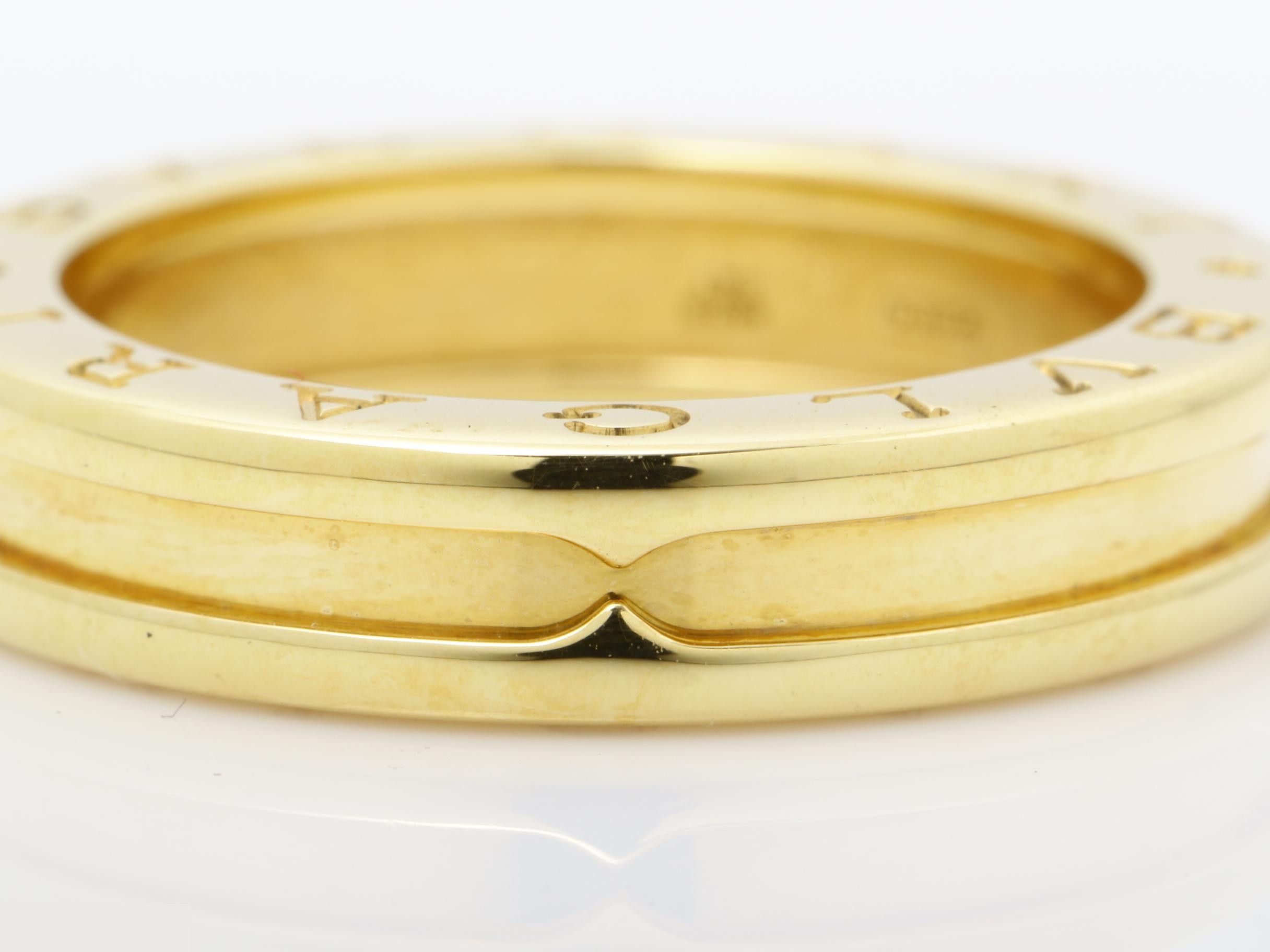 B.zero1 Ring (1 band) 750YG 8.0g #54 — view 2