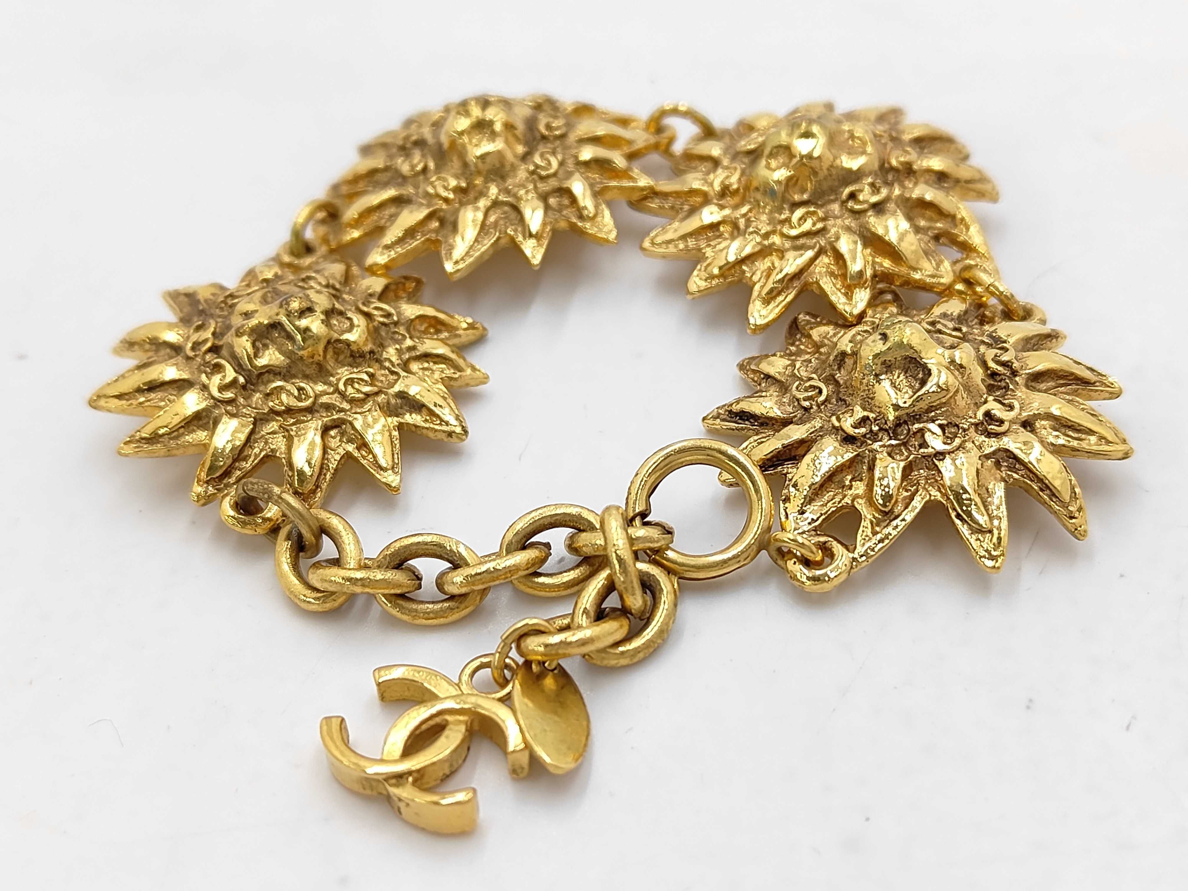 Coco Mark Lion Motif Bracelet (with markings) Bracelet/Bangle — view 3