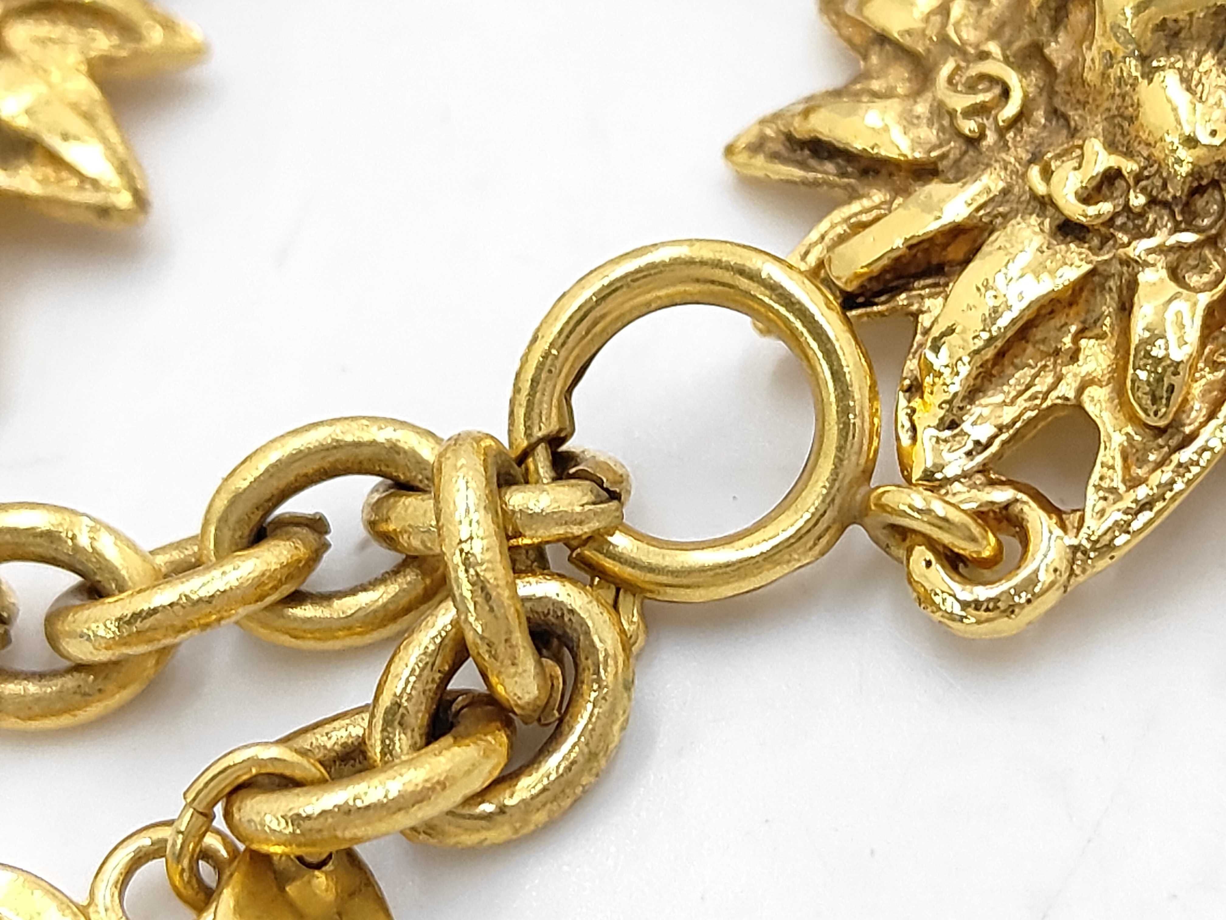 Coco Mark Lion Motif Bracelet (with markings) Bracelet/Bangle — view 4