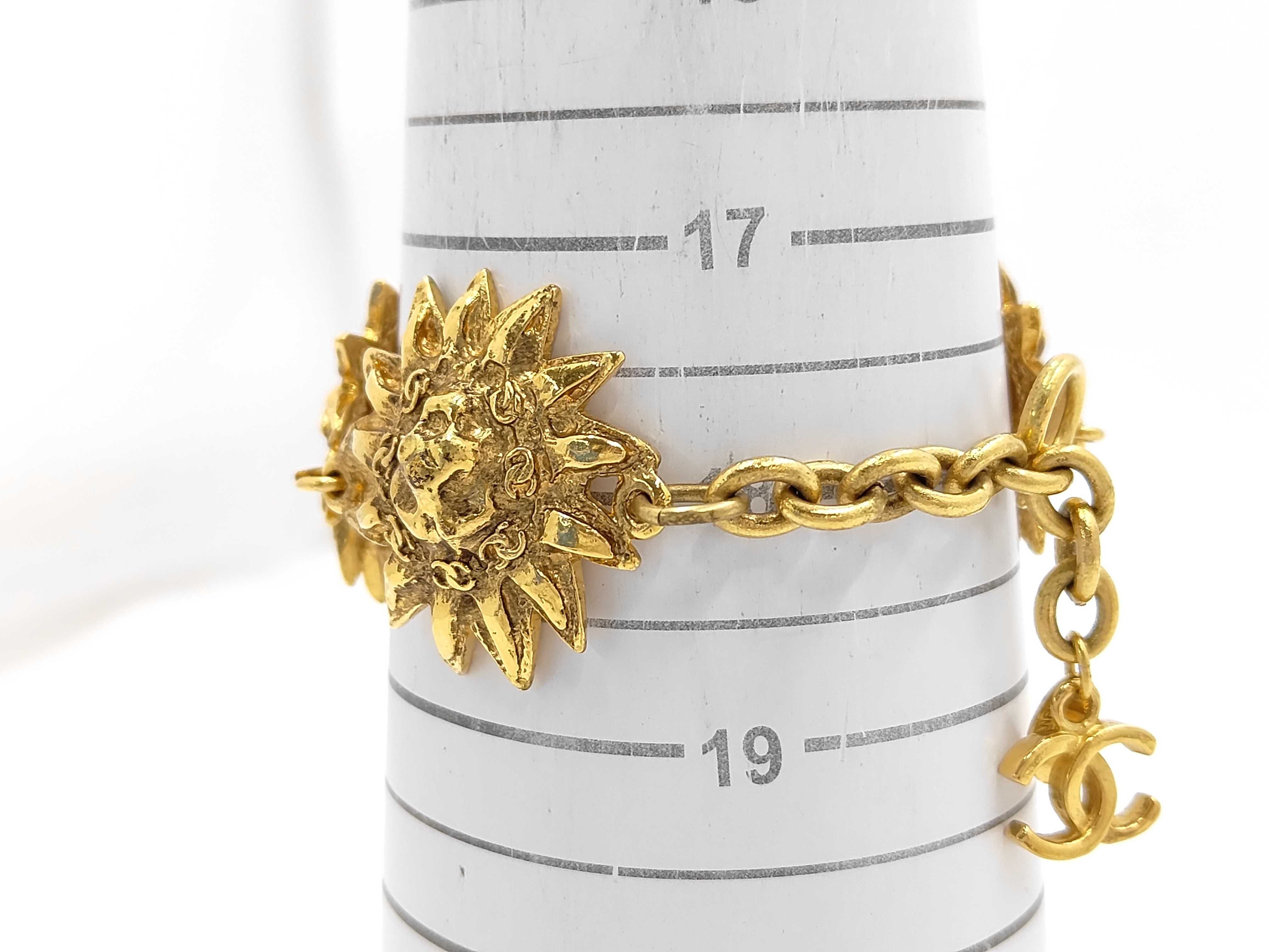 Coco Mark Lion Motif Bracelet (with markings) Bracelet/Bangle — view 6