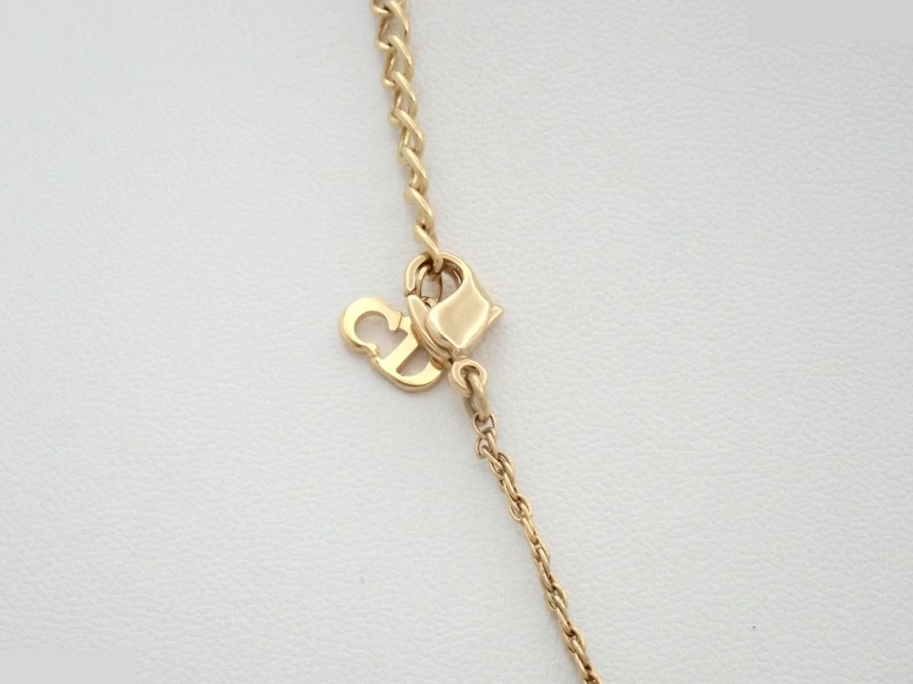 Pearl/Rhinestone Necklace, Chain approx. 44cm — view 2