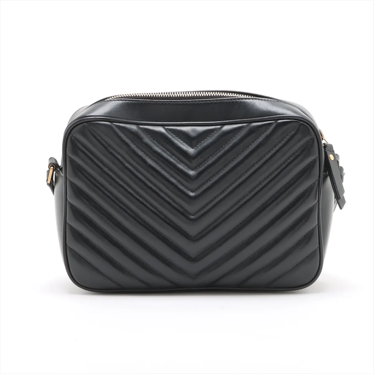 Lou Camera Leather Shoulder Bag Black 612544 — view 2