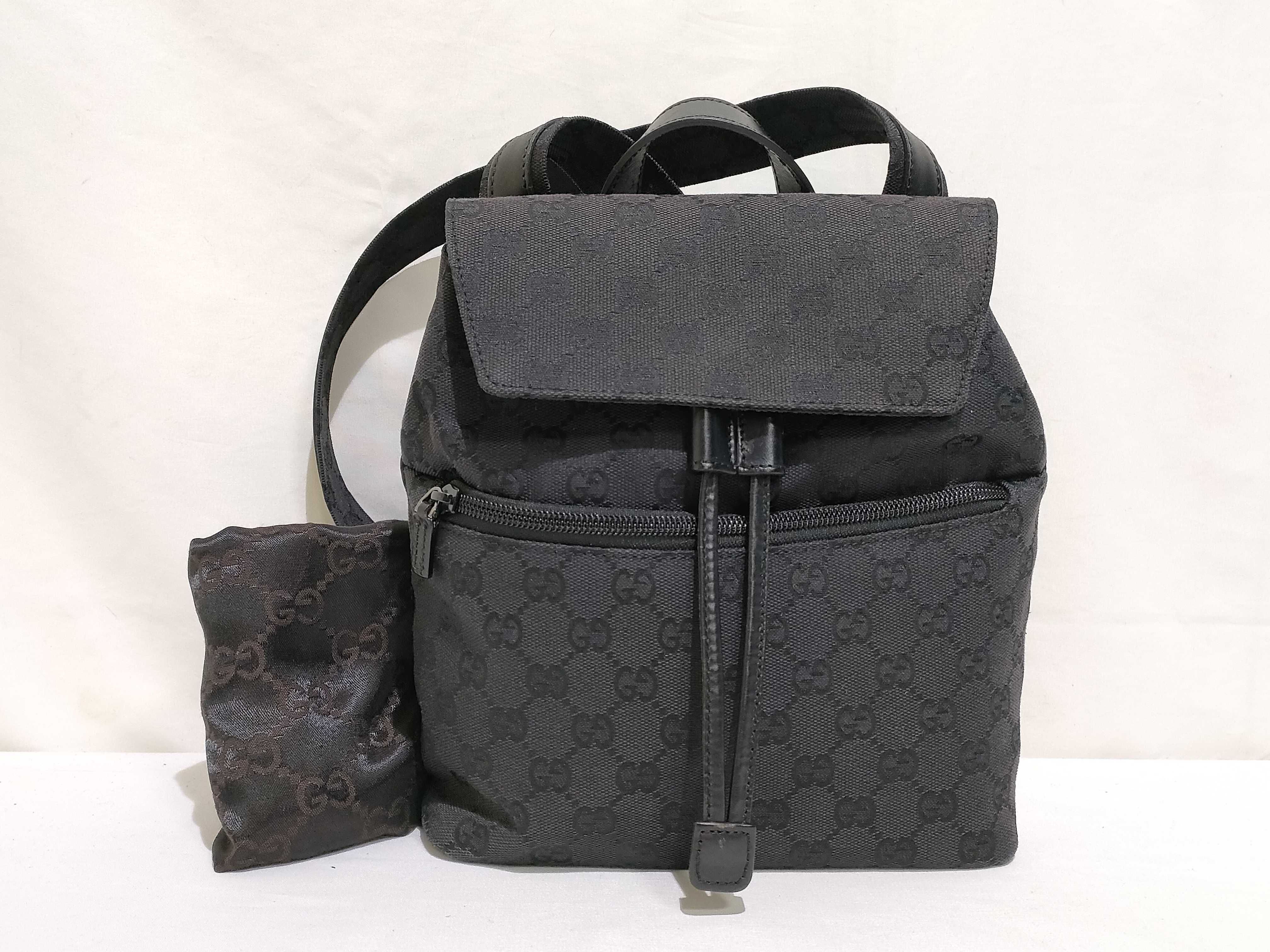 GG Canvas Backpack