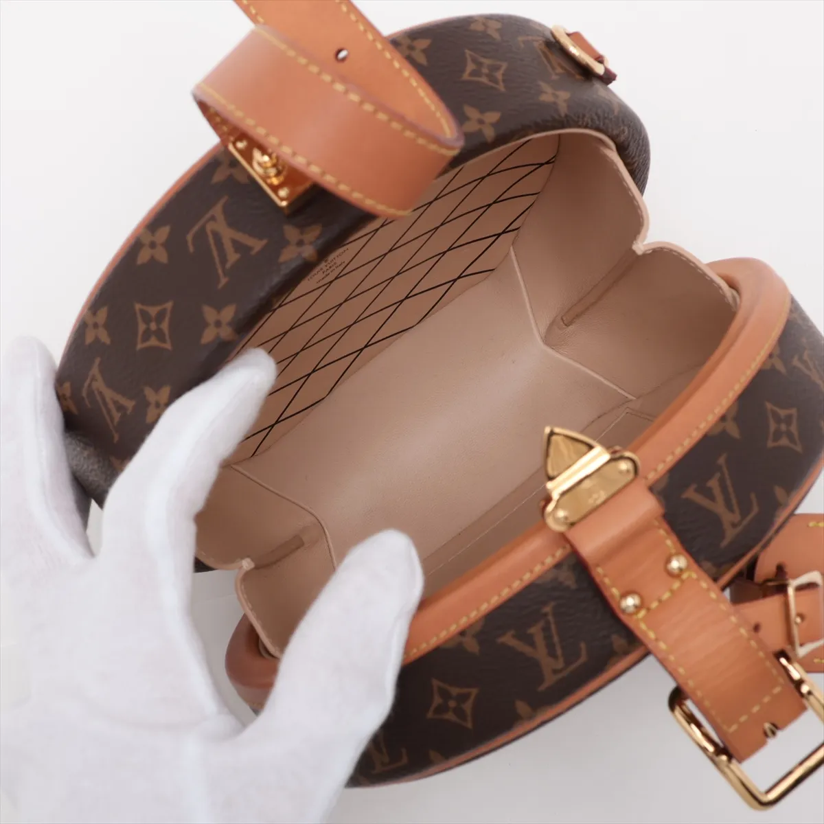 Monogram Petite Boite Chapeau M43514 PL2149 Brown (RFID detected) — view 8