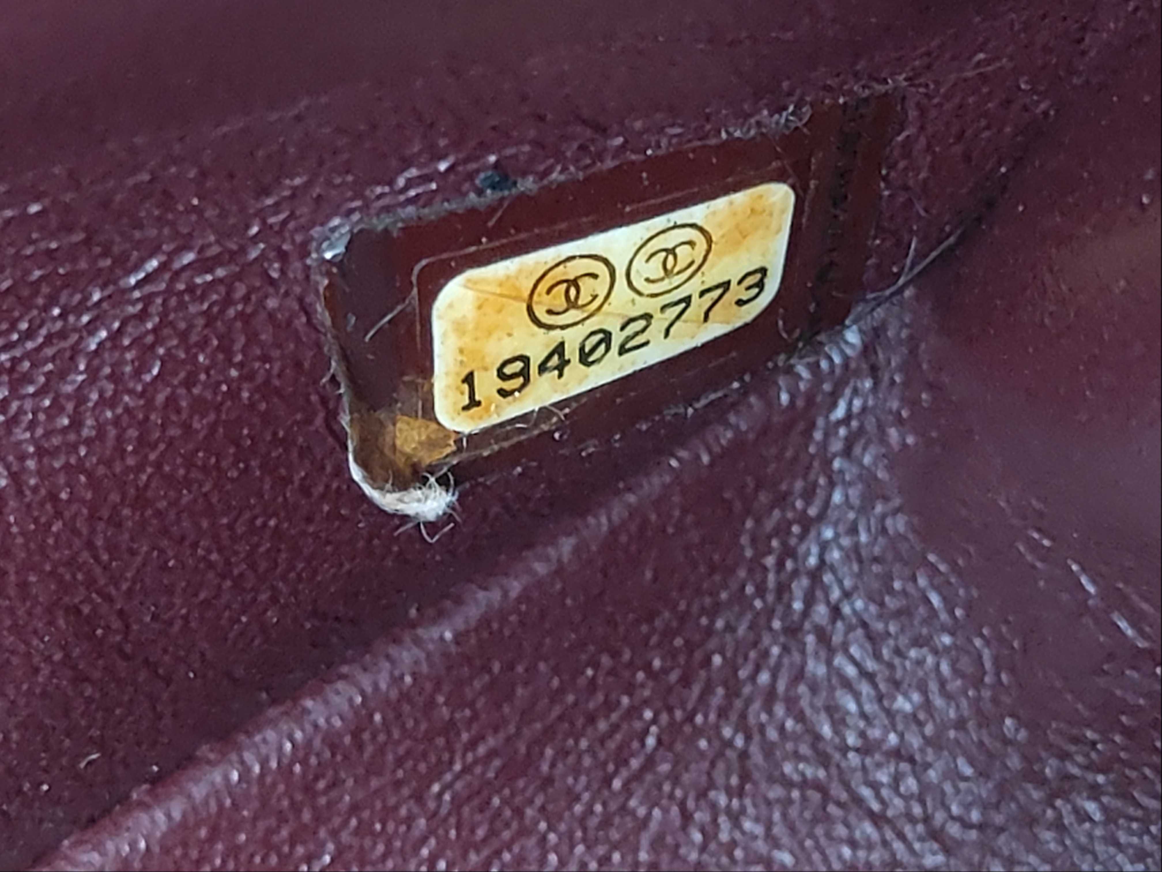 Double Flap Caviar Skin Shoulder Bag — view 12