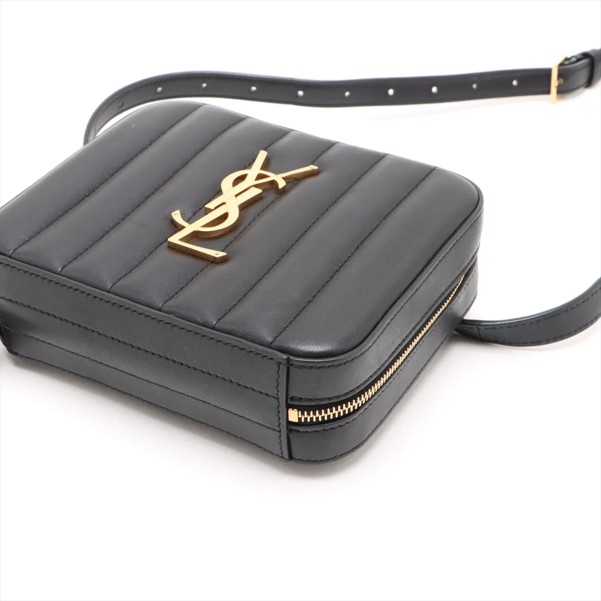Vicky Leather Belt Bag Black 557574 — view 3