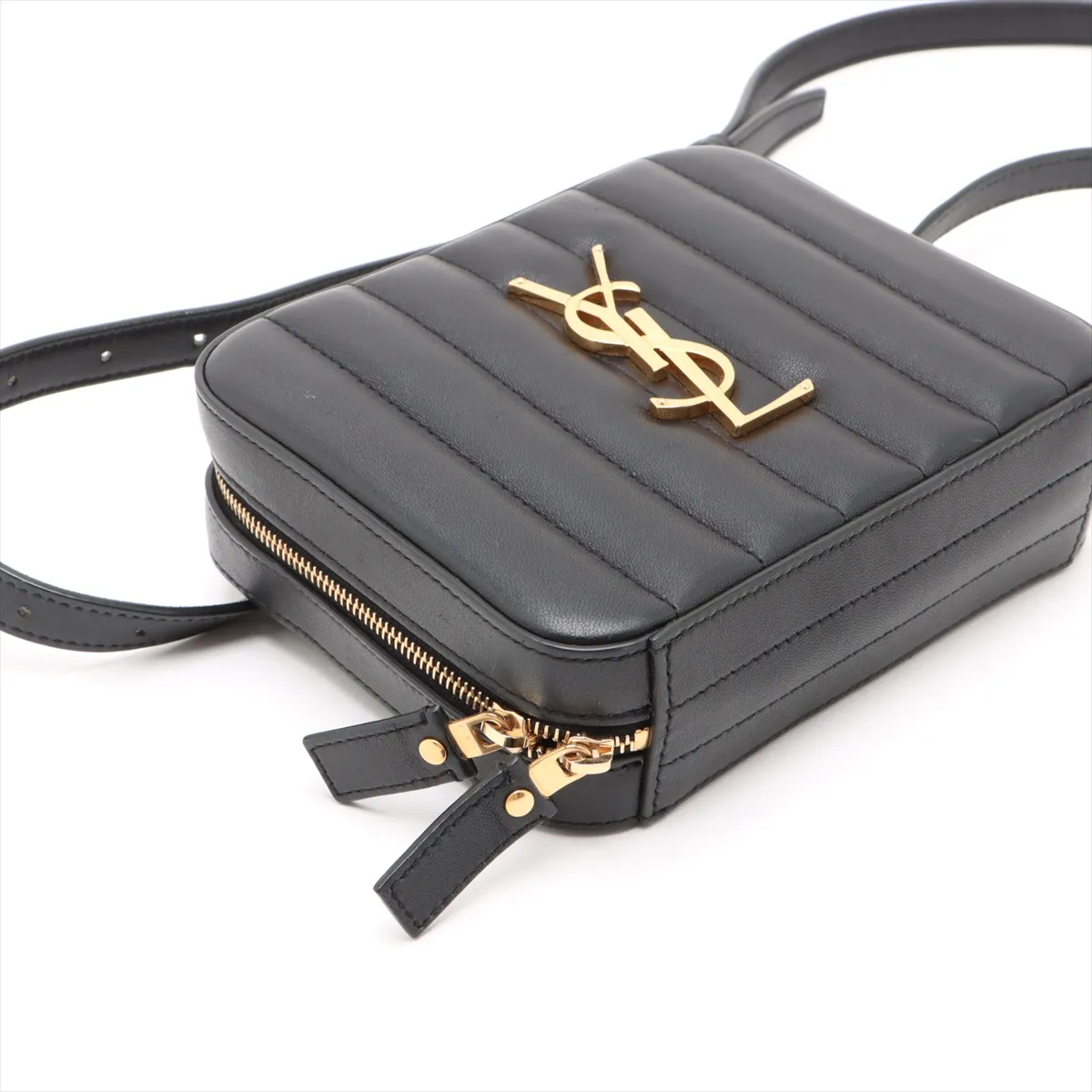 Vicky Leather Belt Bag Black 557574 — view 4