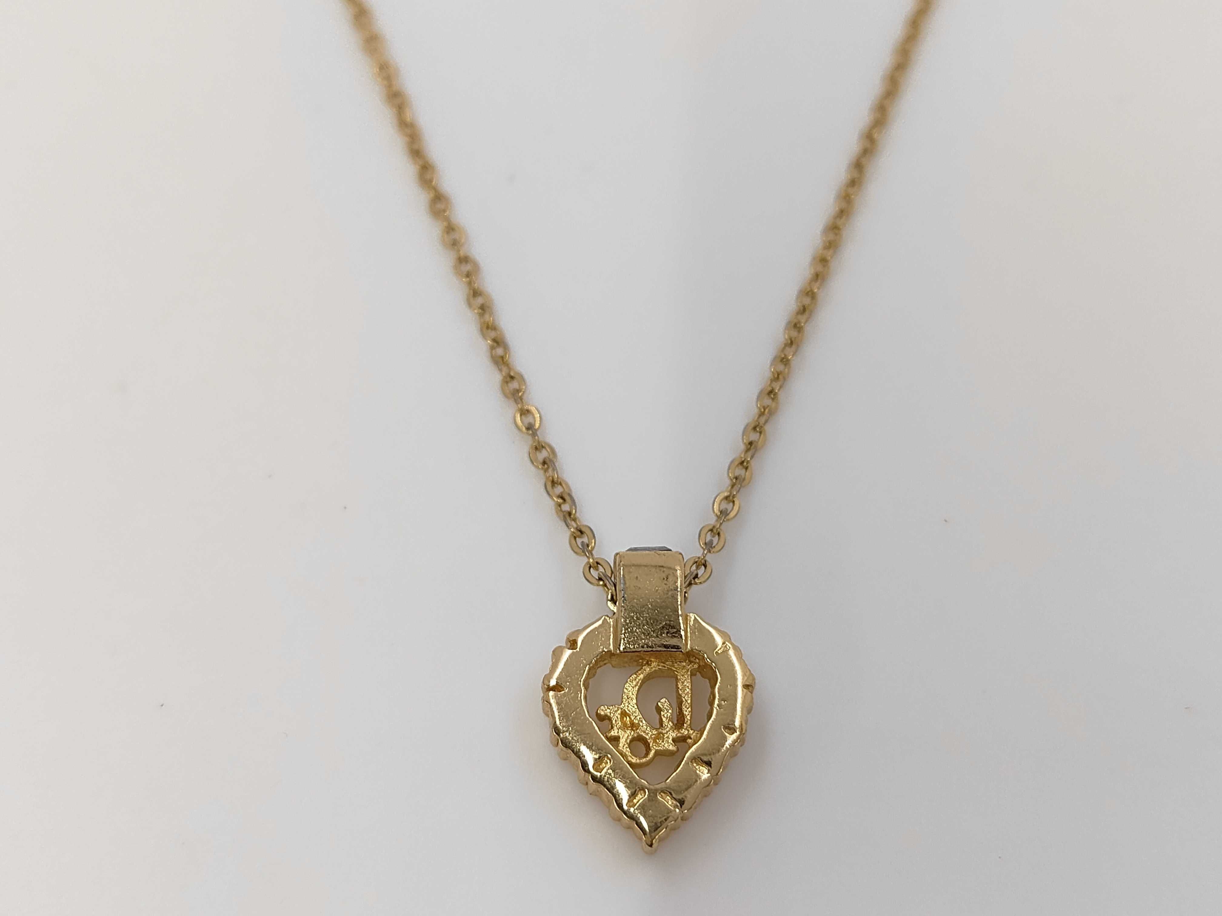 Trotter Rhinestone Heart Necklace — view 2