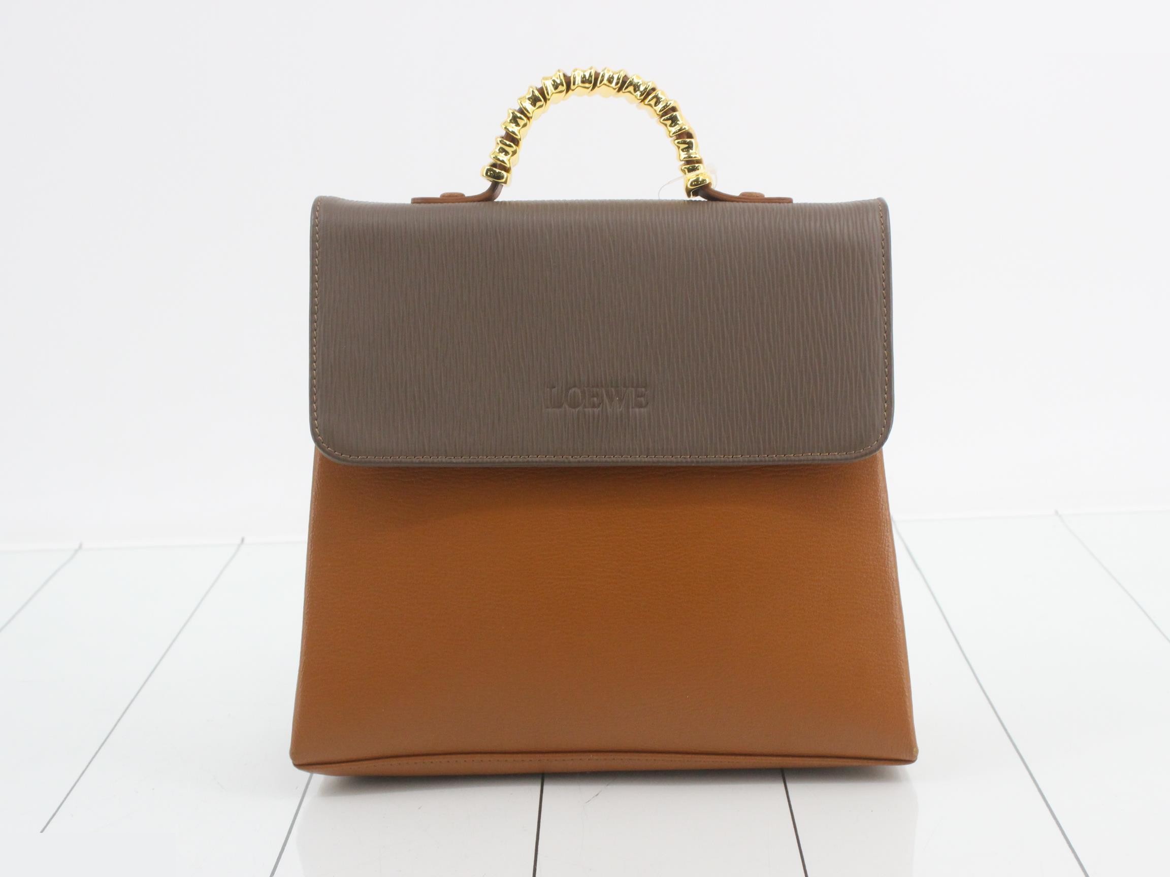 Velázquez 2-Way Handbag, Leather, Brown