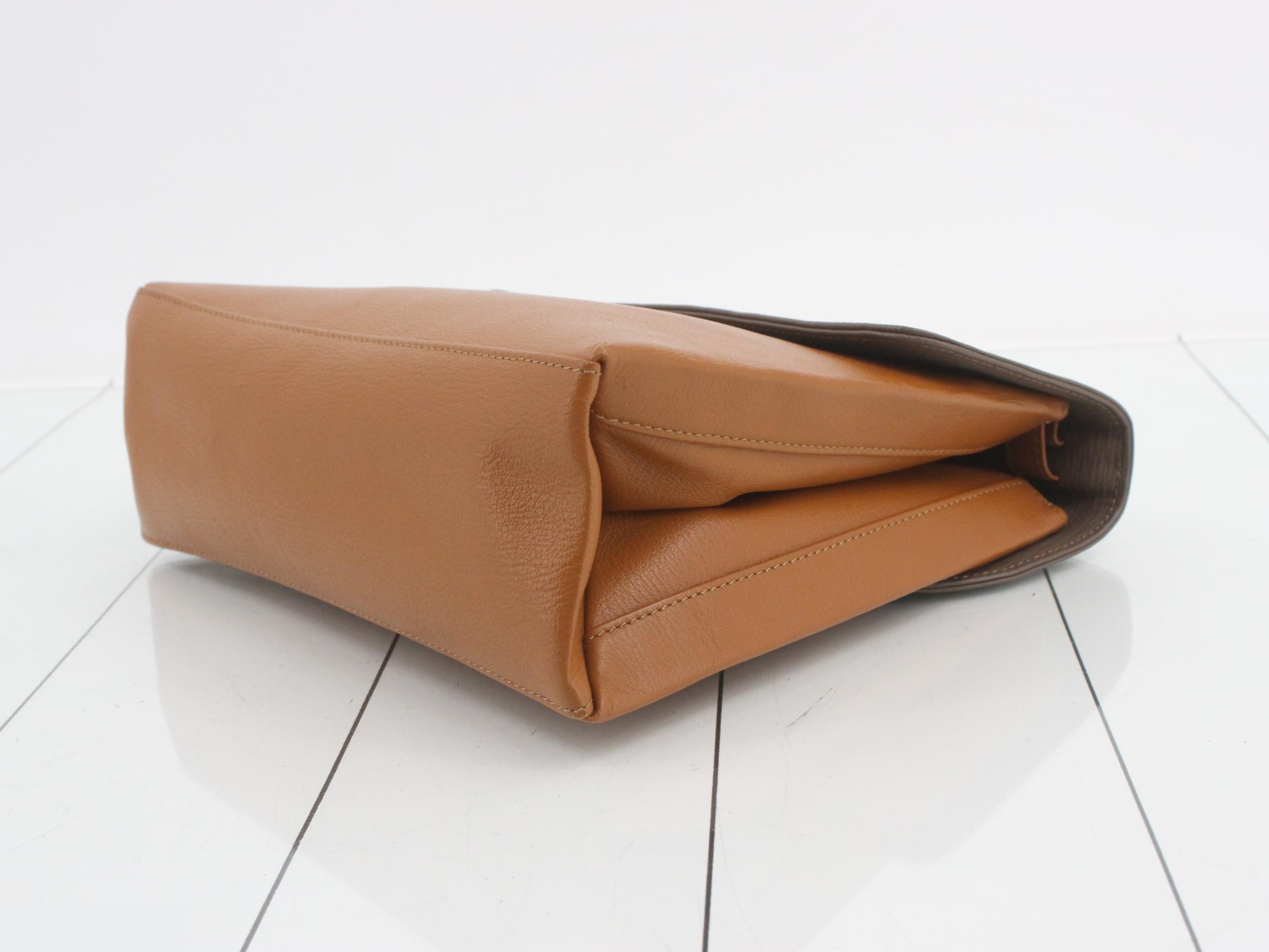 Velázquez 2-Way Handbag, Leather, Brown — view 6