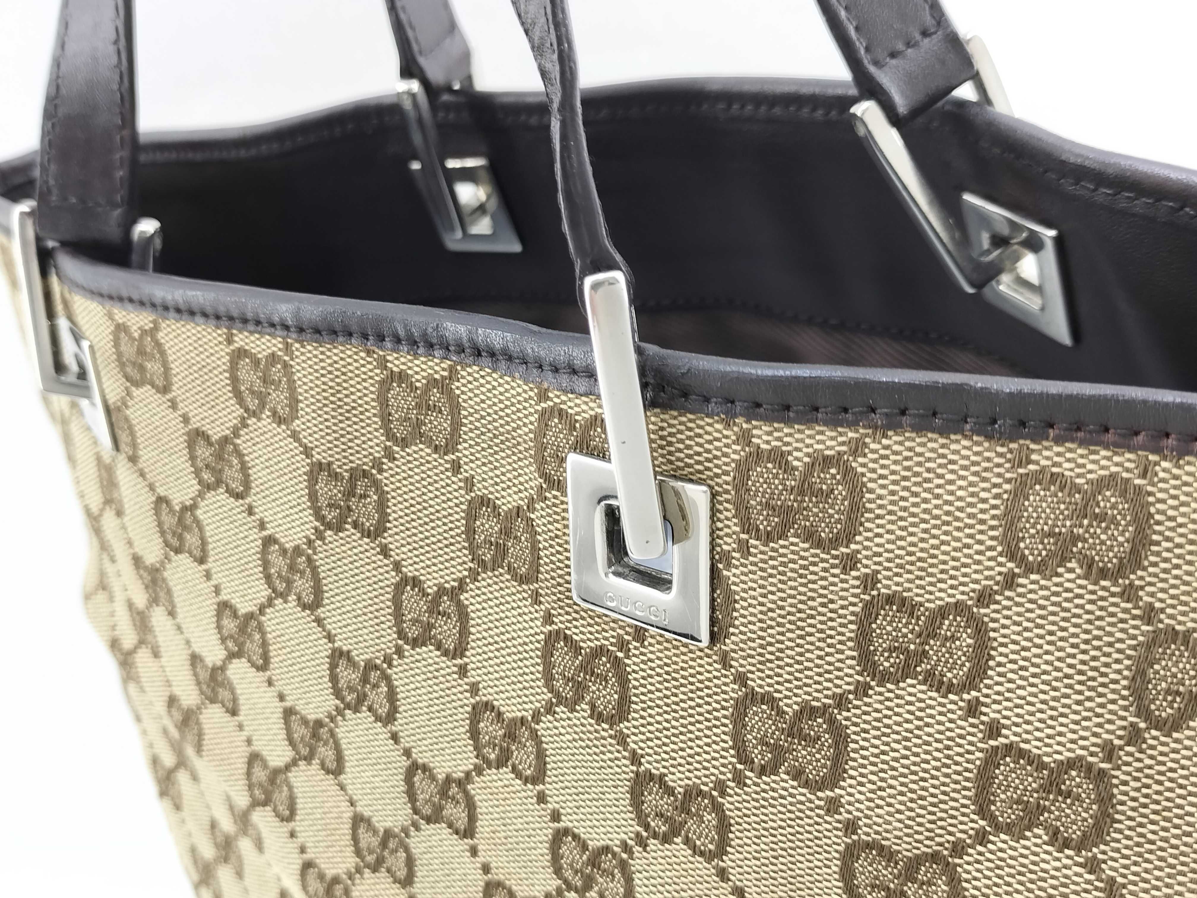 GG Canvas Bucket Tote Bag — view 3