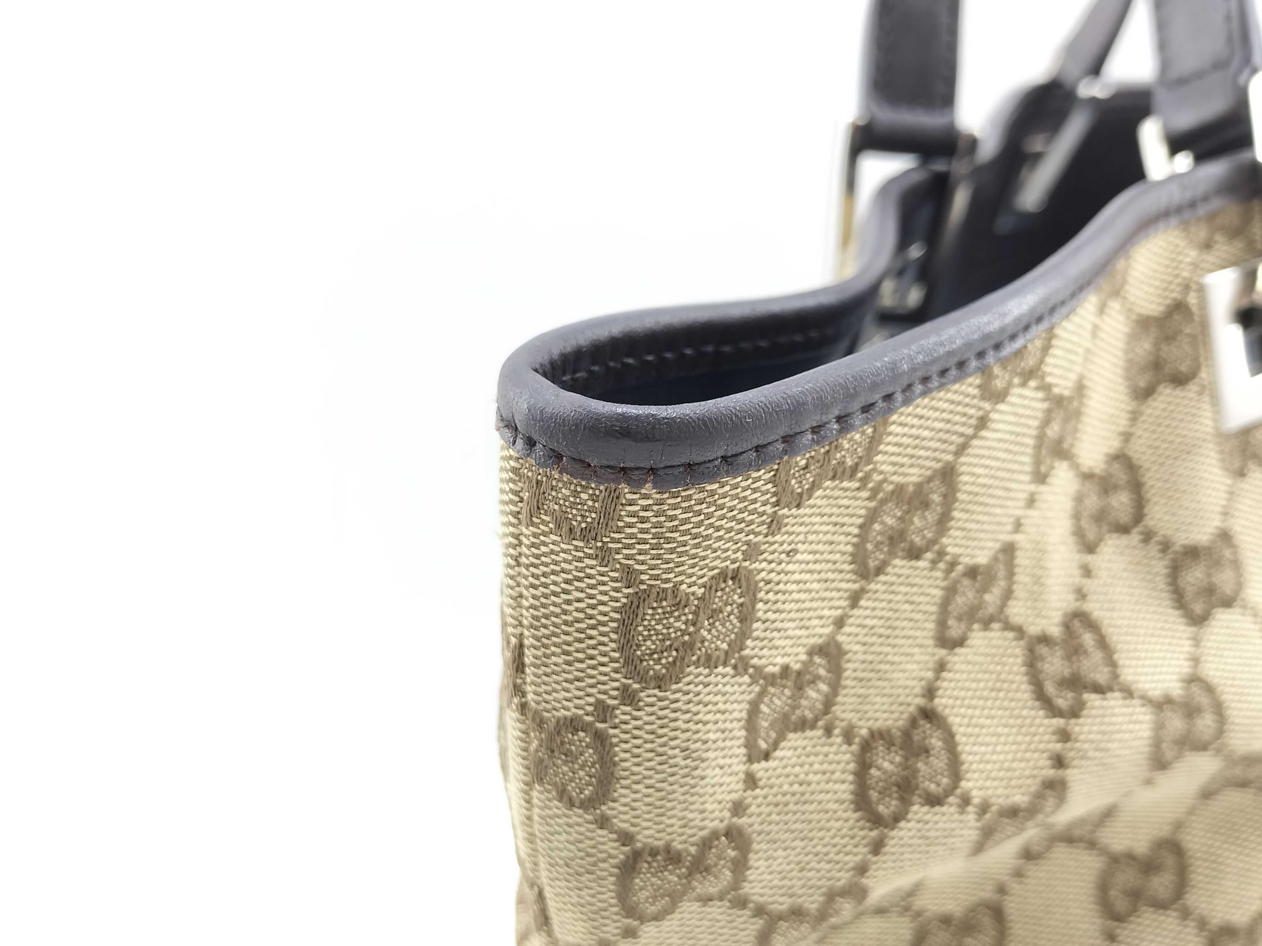GG Canvas Bucket Tote Bag — view 4