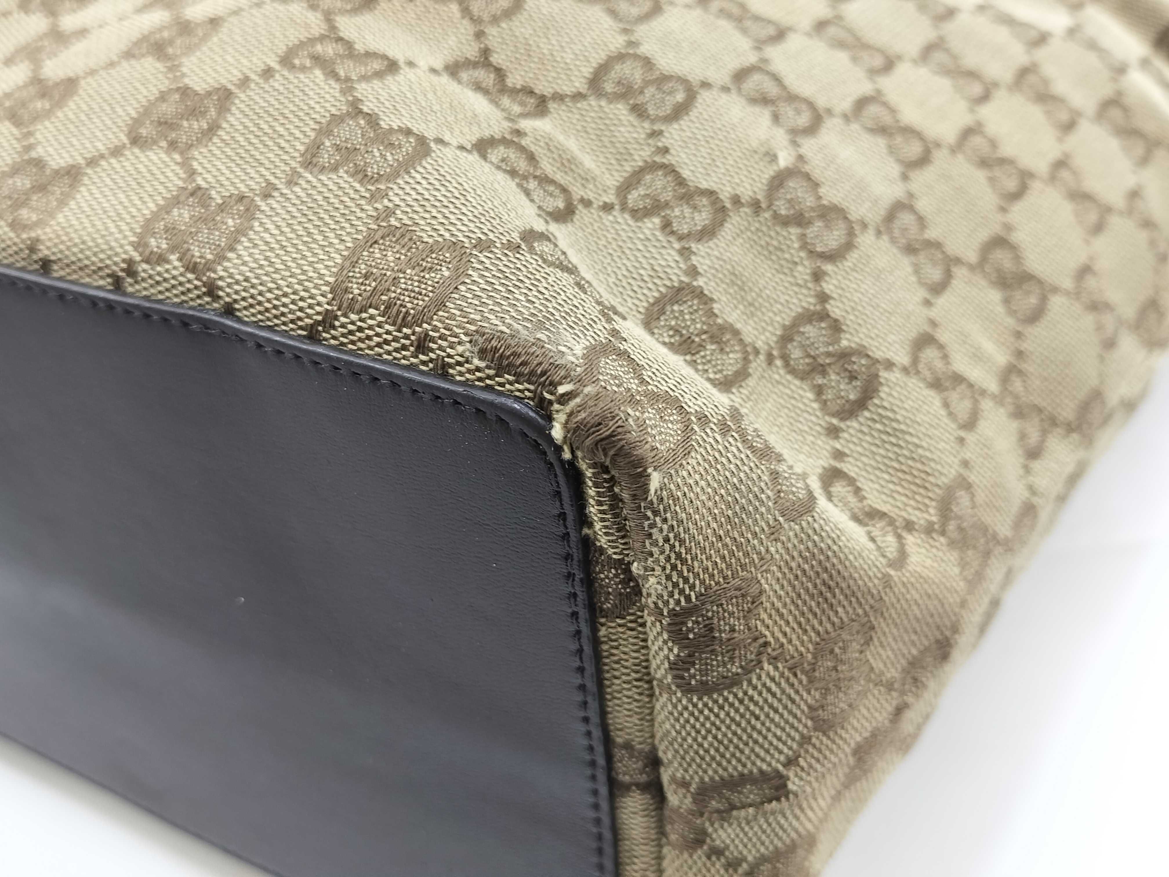 GG Canvas Bucket Tote Bag — view 7