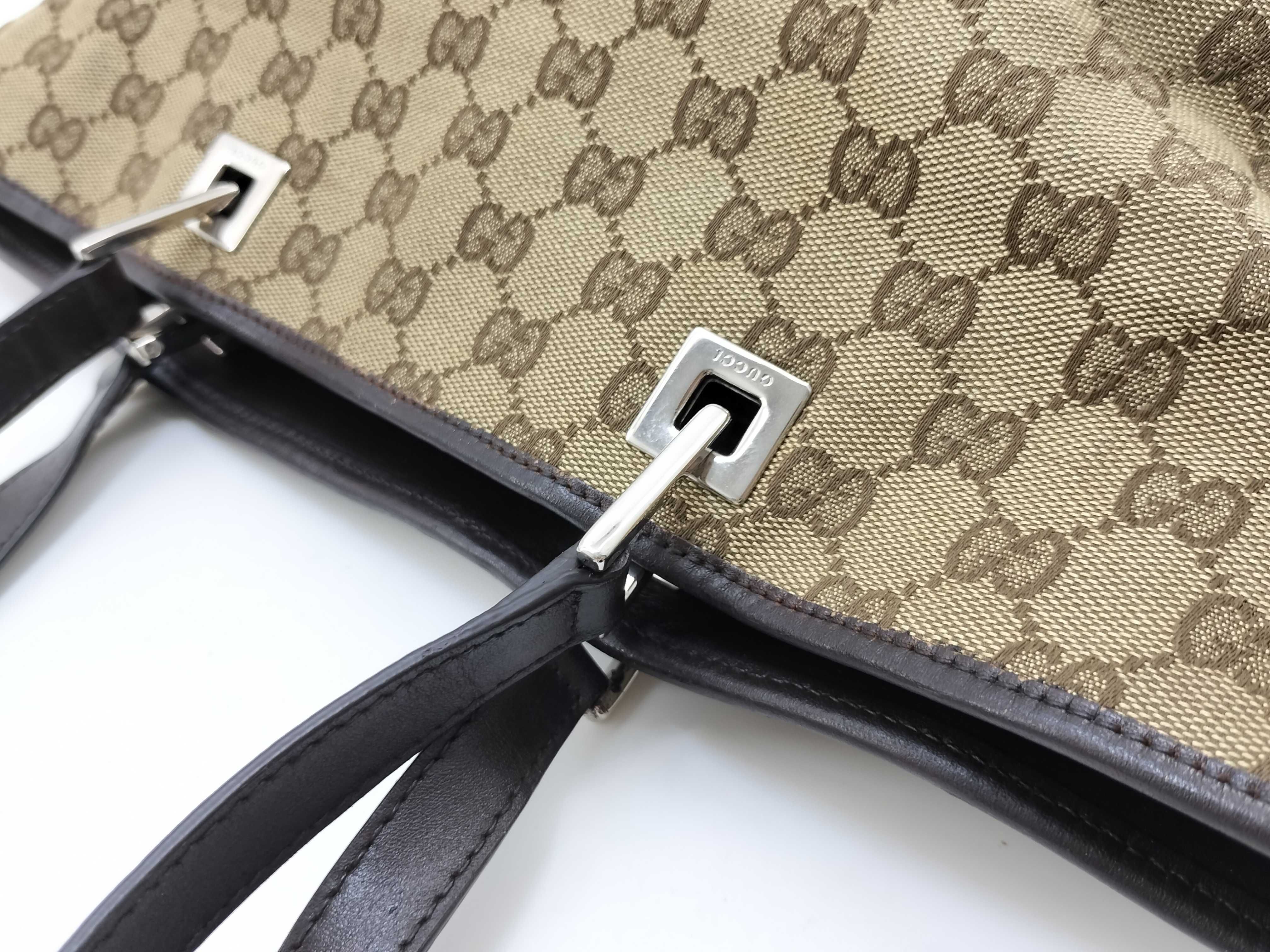 GG Canvas Bucket Tote Bag — view 10