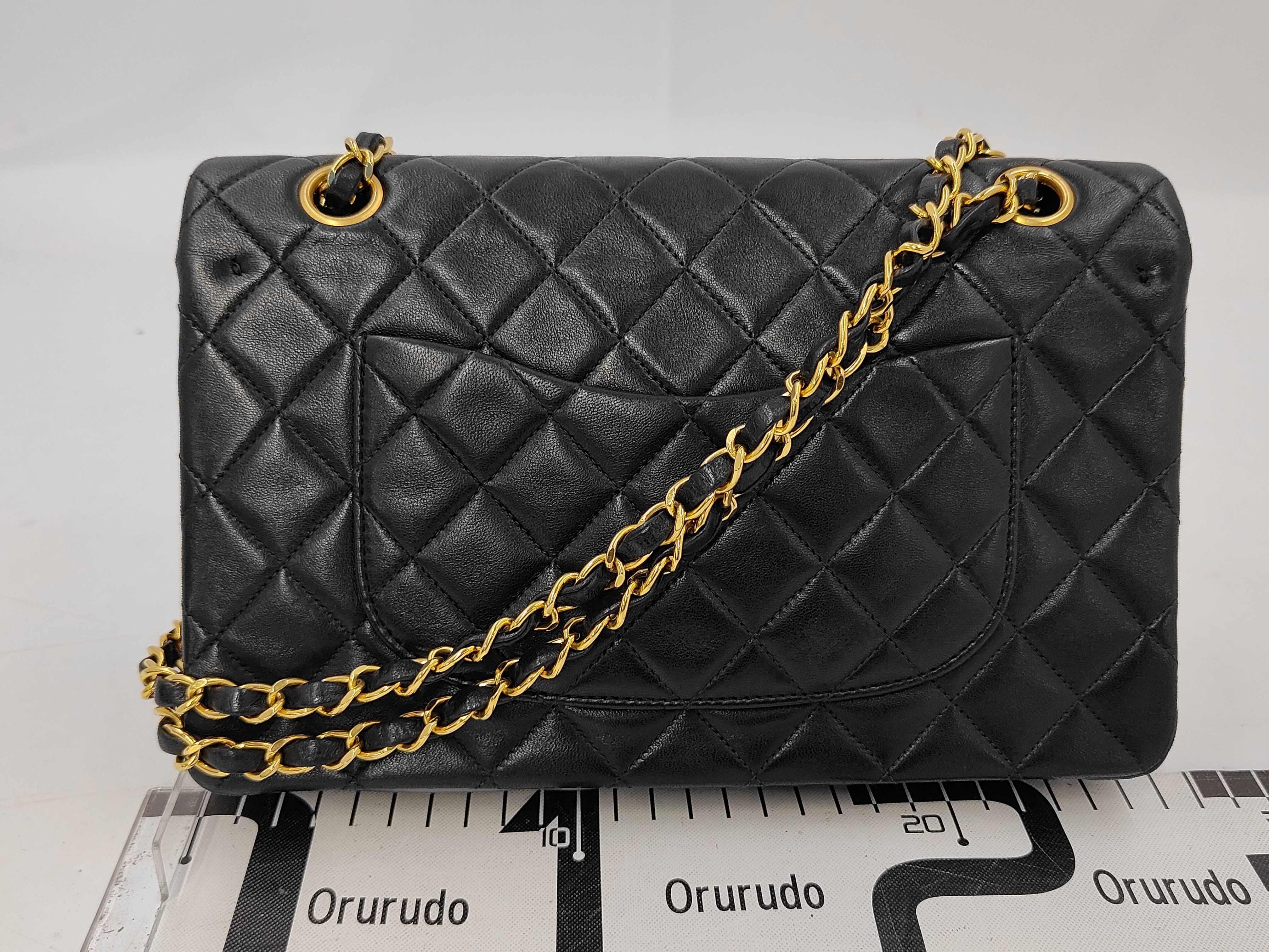 Matelassé 25 Double Flap Double Chain Lambskin Shoulder Bag — view 2