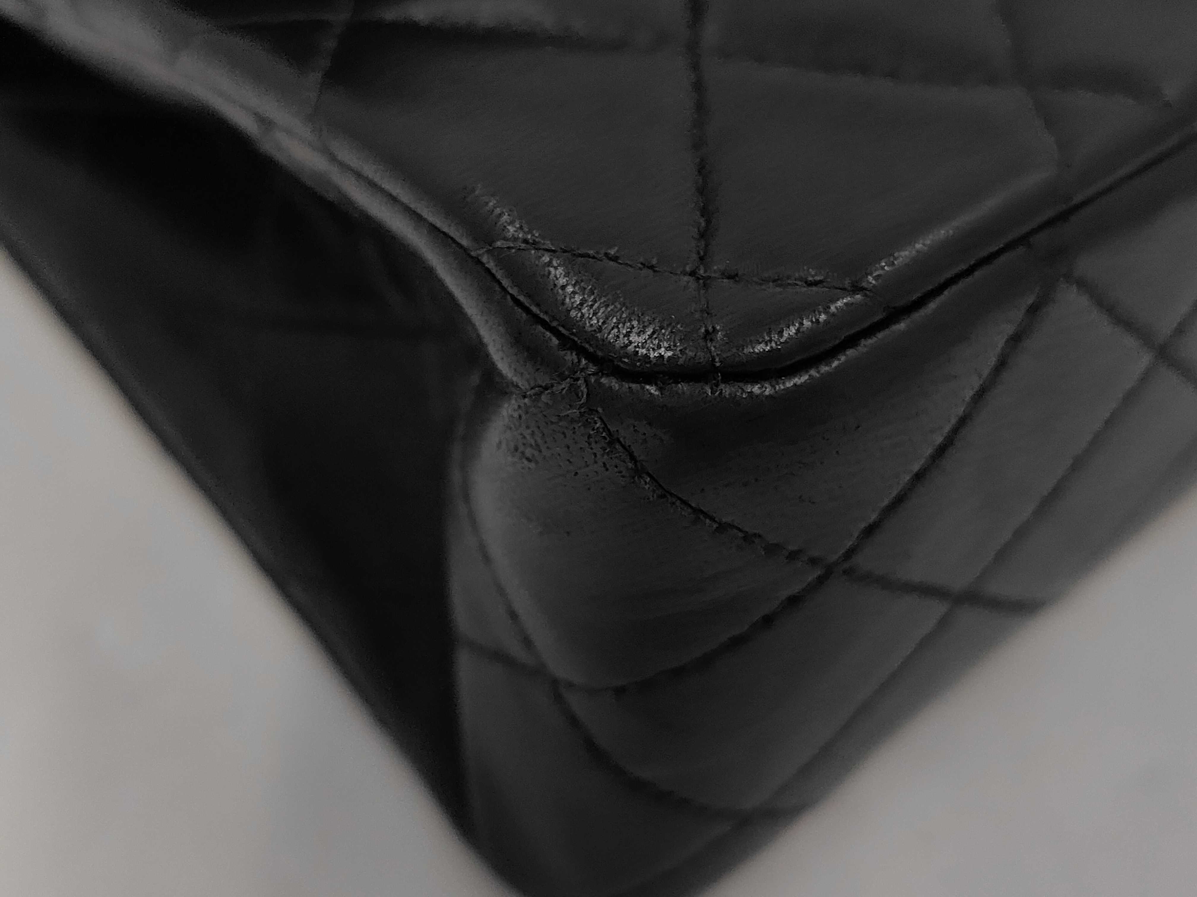 Matelassé 25 Double Flap Double Chain Lambskin Shoulder Bag — view 3