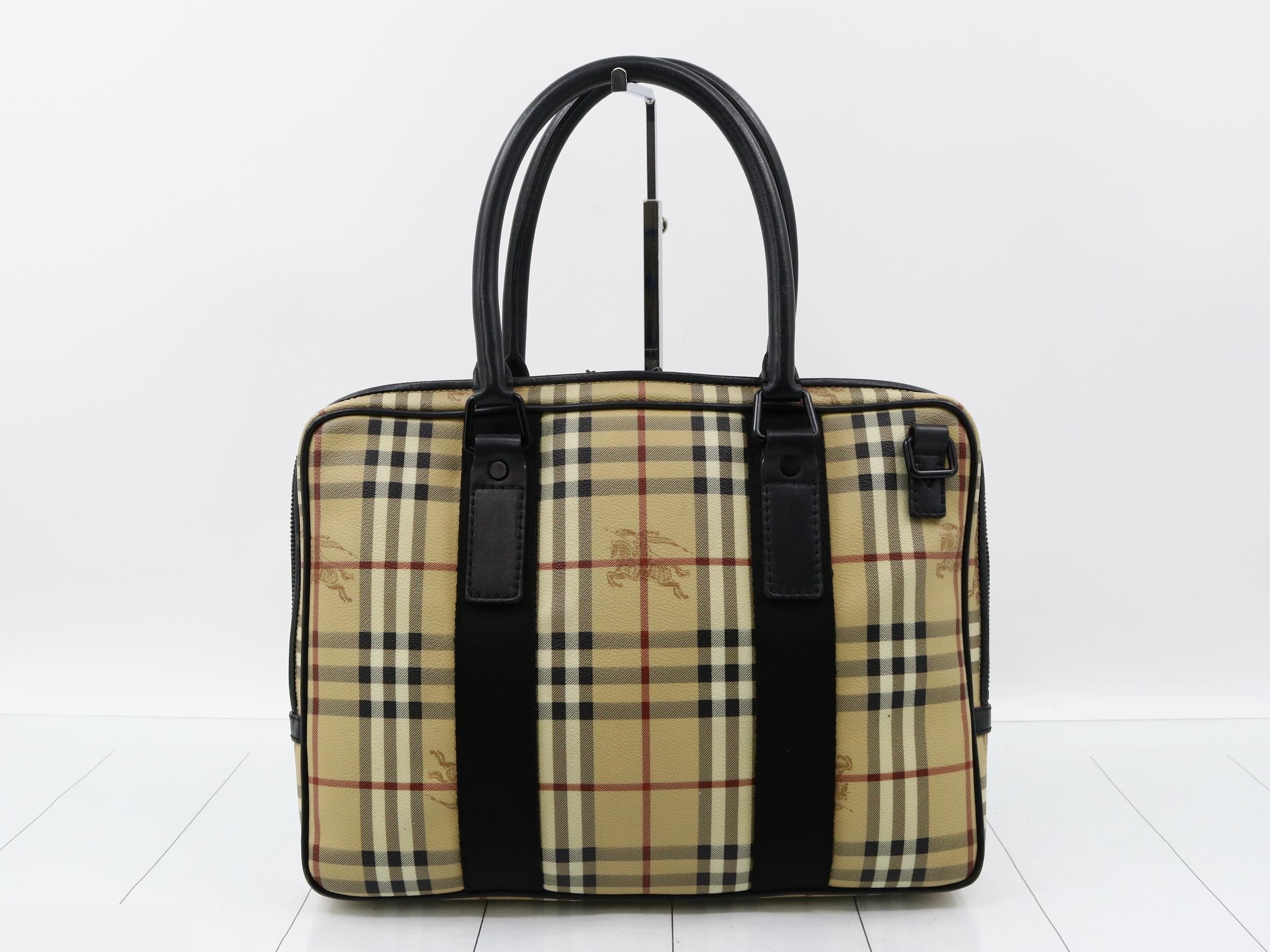 Nova Check PVC Business Bag — view 2