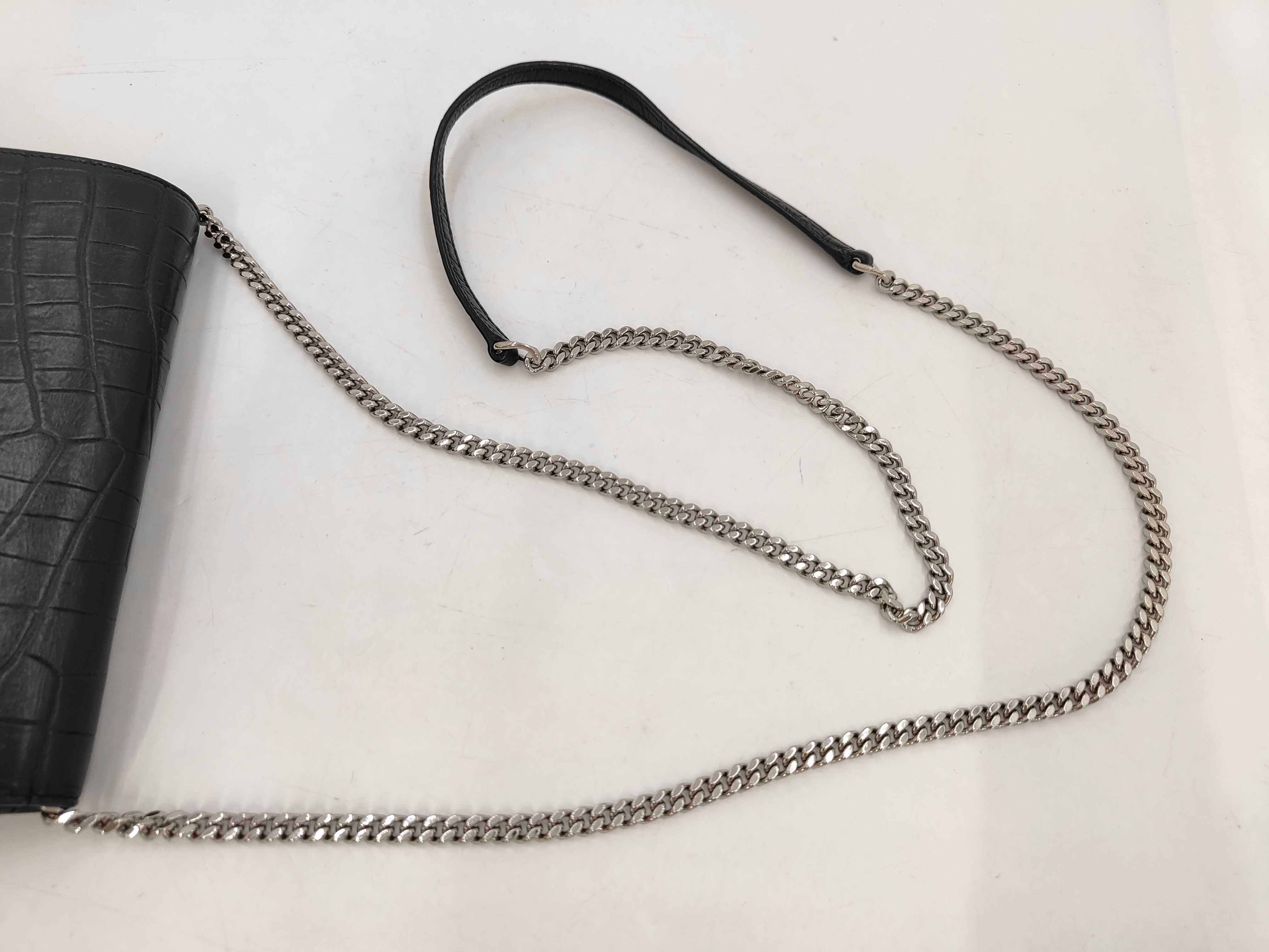 Yves Kate Crocodile Shoulder Bag — view 5