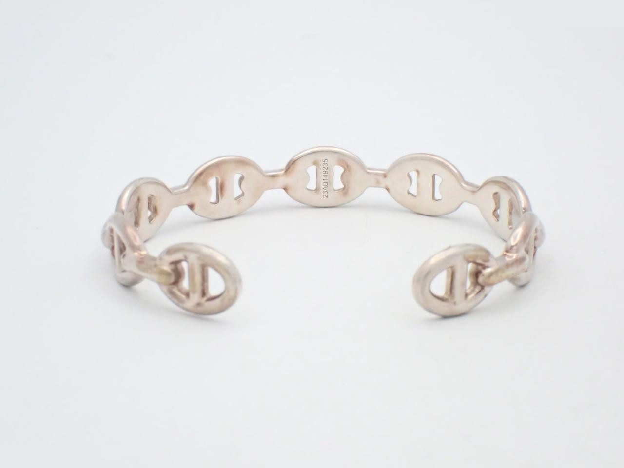 SV925 / 17.4g Chaine d'Ancre Enchainée Bangle, Wrist circumference approx. 16cm — view 2
