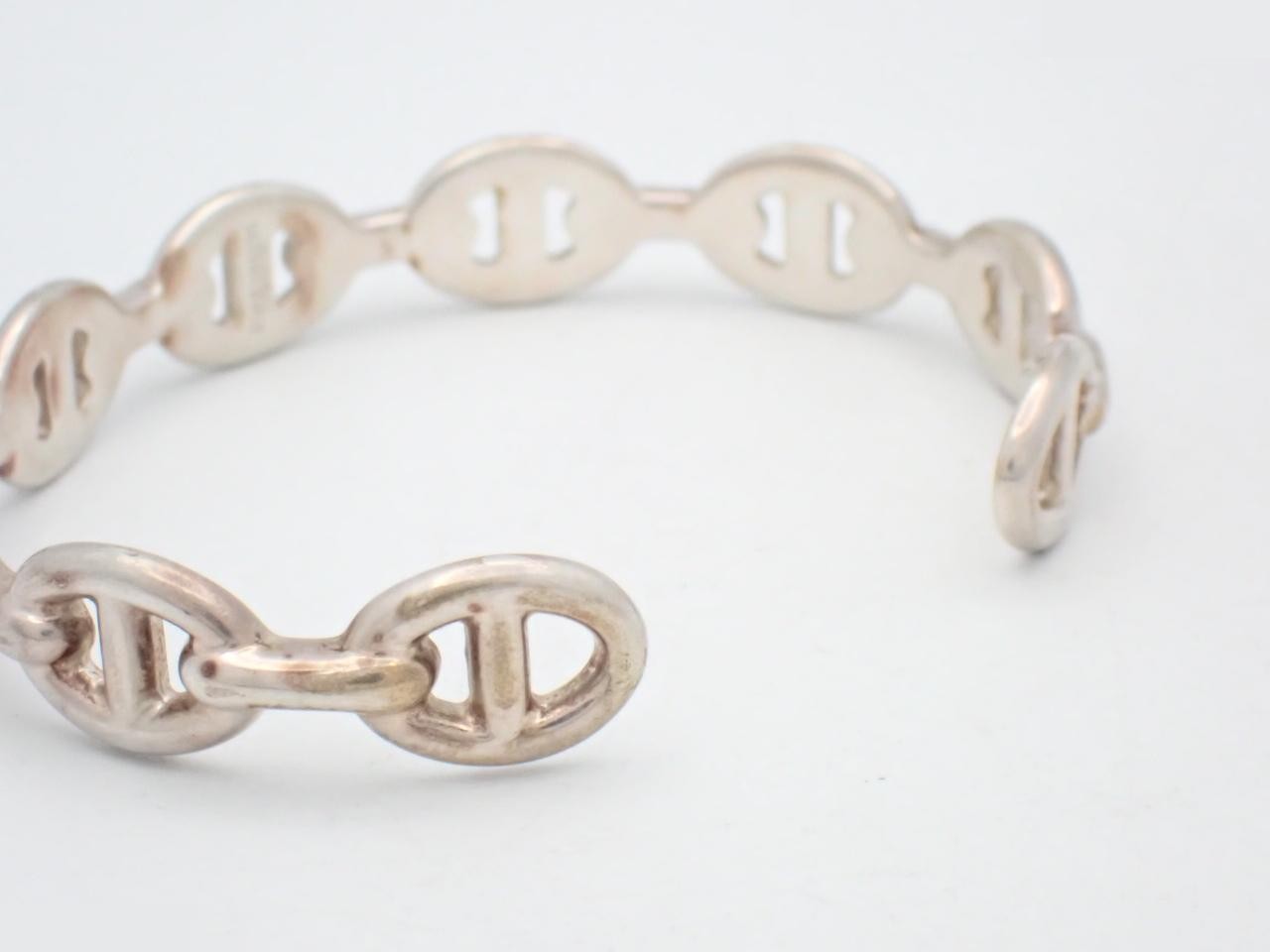 SV925 / 17.4g Chaine d'Ancre Enchainée Bangle, Wrist circumference approx. 16cm — view 3
