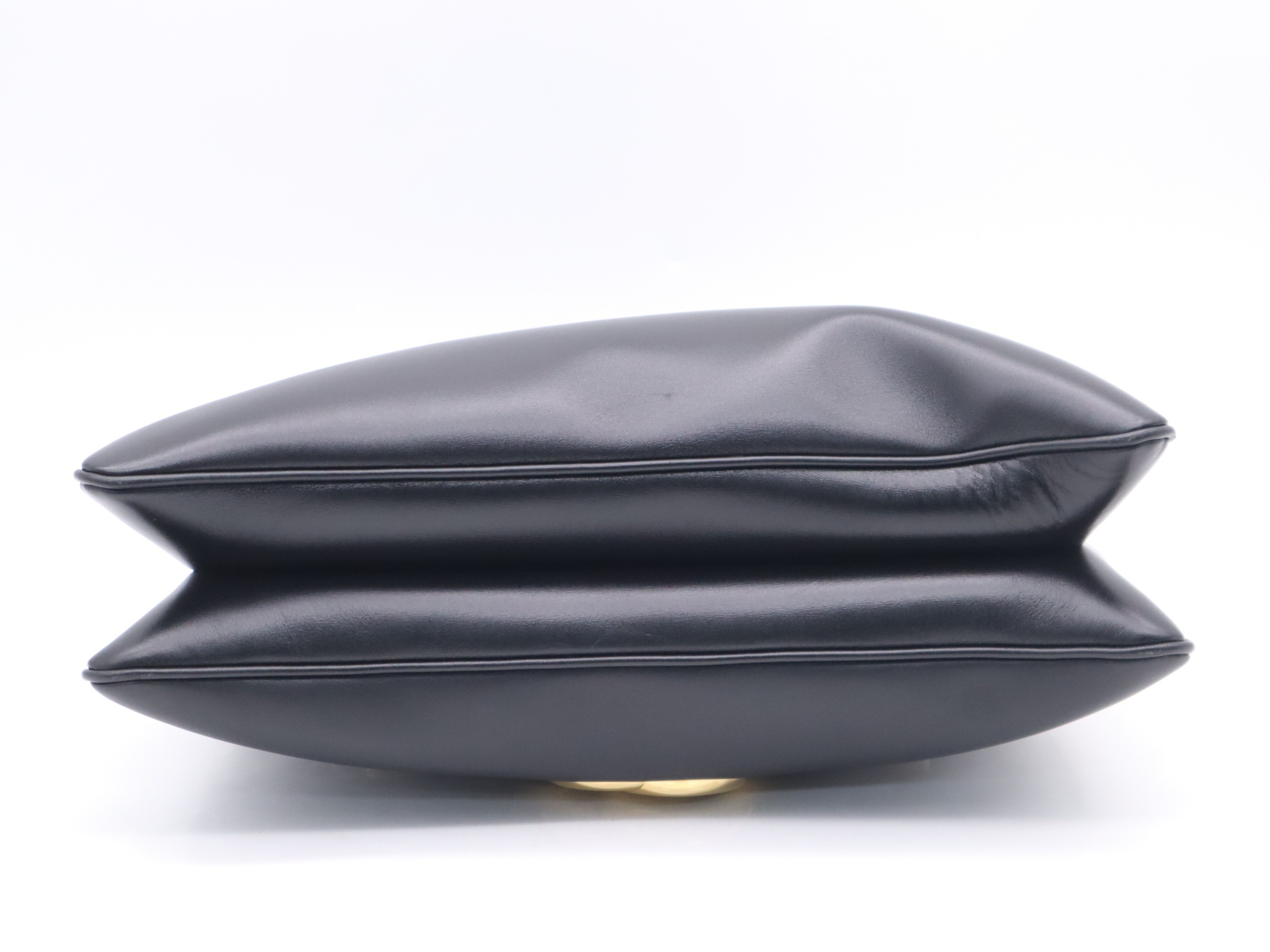 Leather GG Marmont Ally handbag, black, gold hardware. — view 4