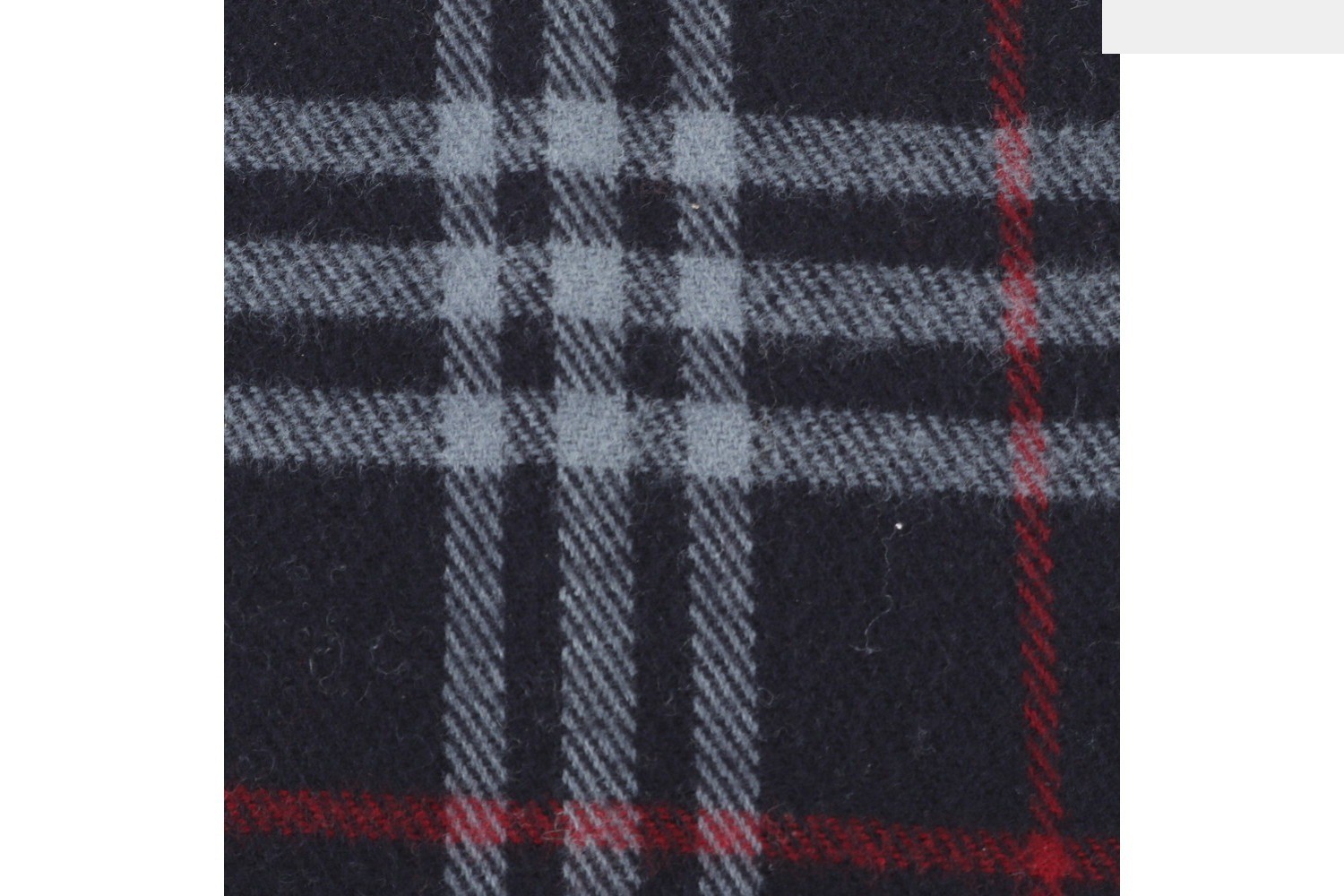 Checkered scarf with tags attached. — view 3