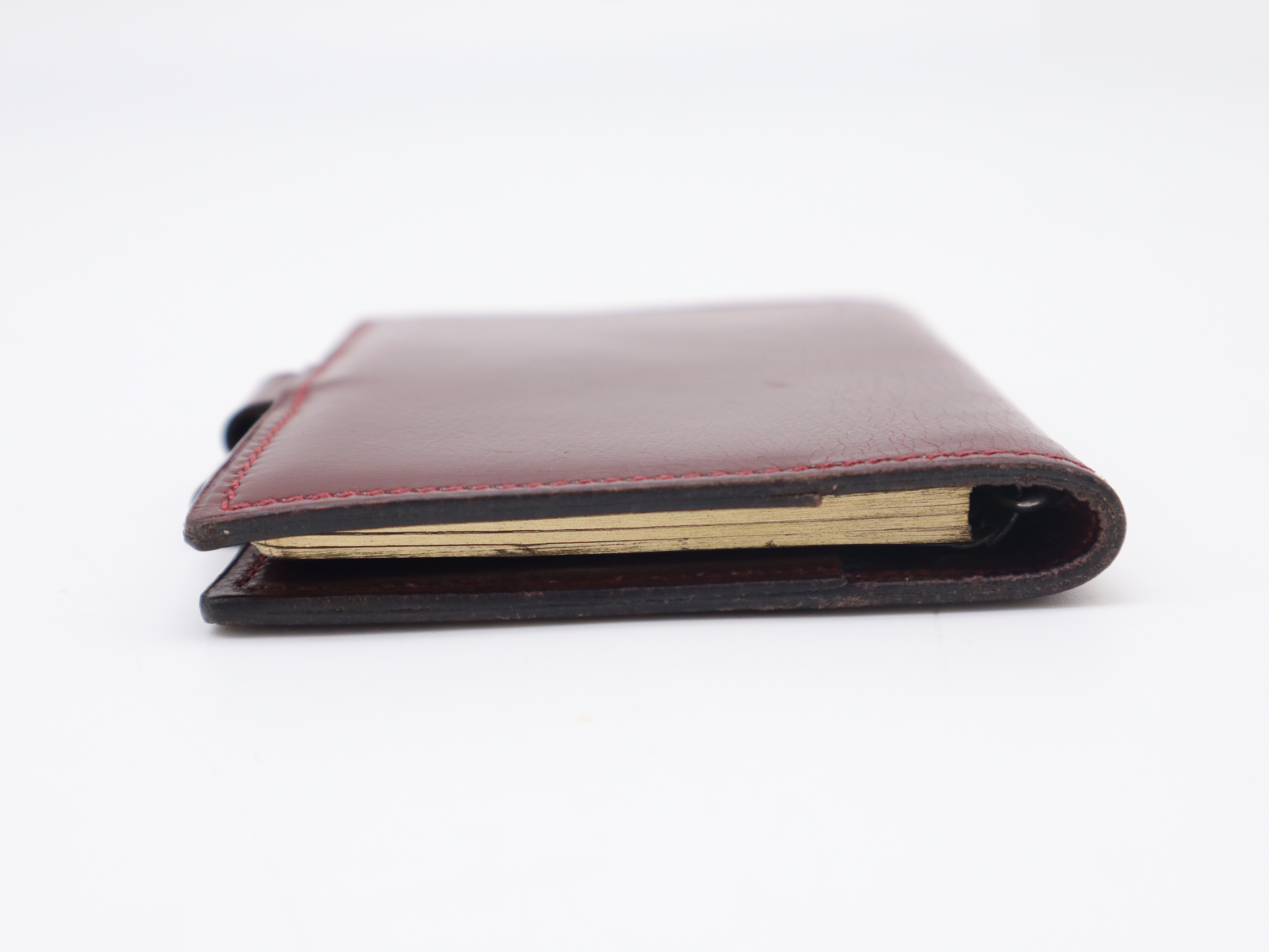 Agenda PM Notebook Cover, Leather, Bordeaux — view 3