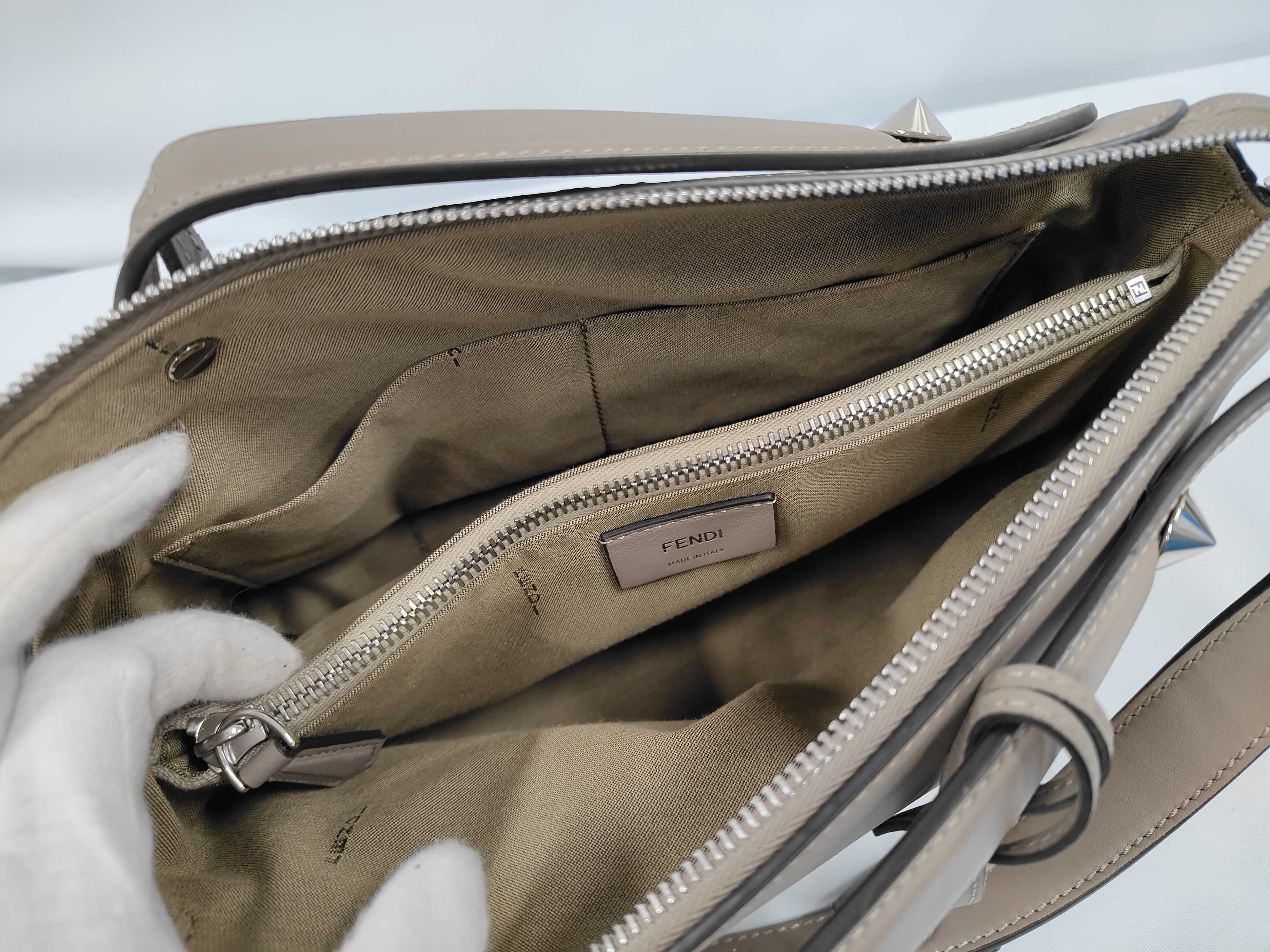 By The Way Medium Leather 2-Way Handbag, Brown, 8BL146 (Stain present) — view 8