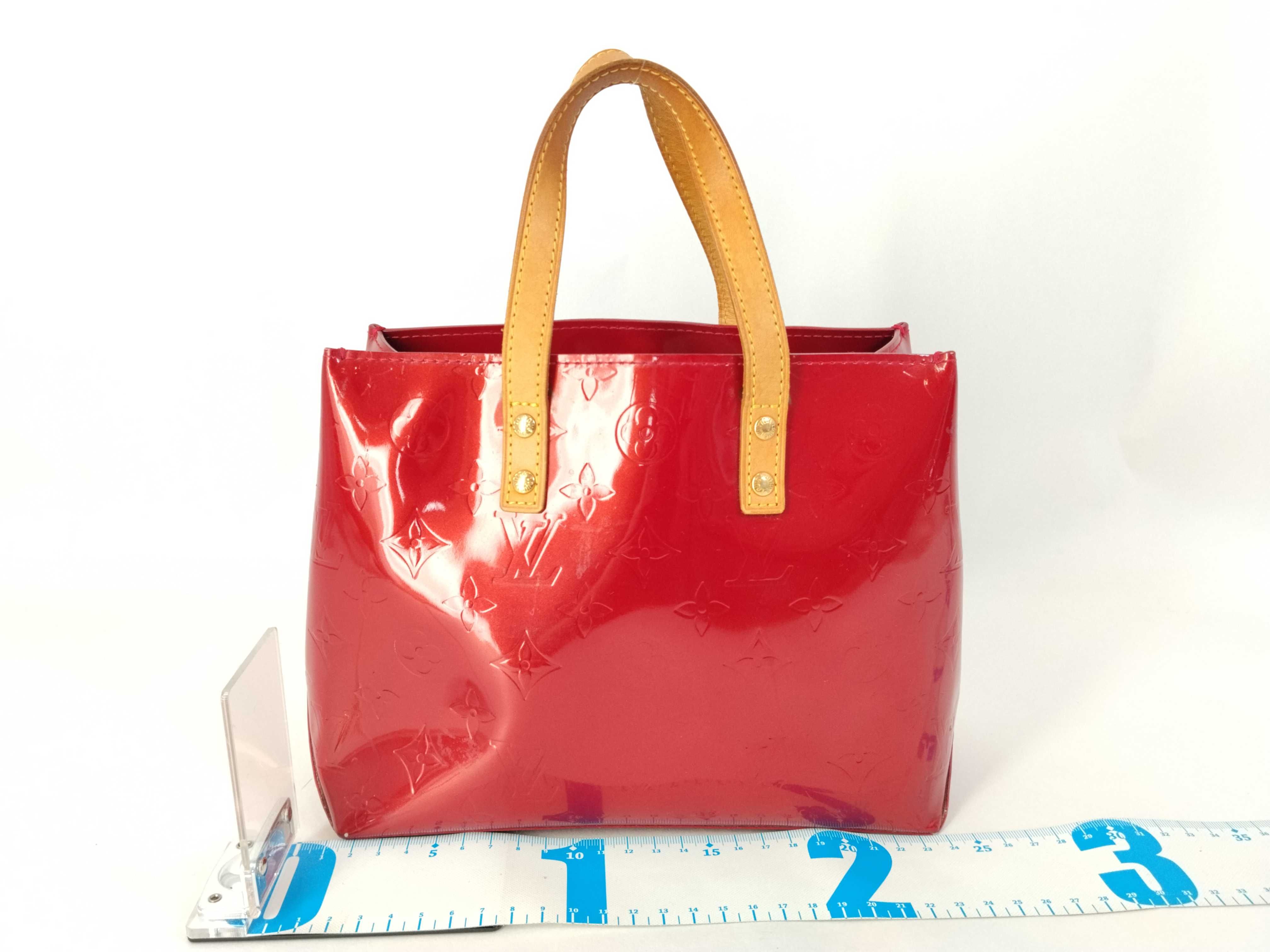Vernis A. Louis Vuitton Vernis Lead PM Pomme d'Amour Handbag Red Handbag — view 2